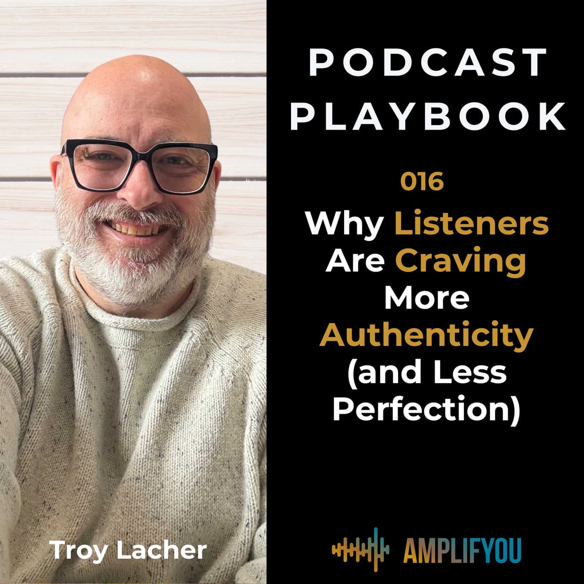 Why Listeners Are Craving More Authenticity (and Less Perfection) | 016 - Podcast Playbook cover