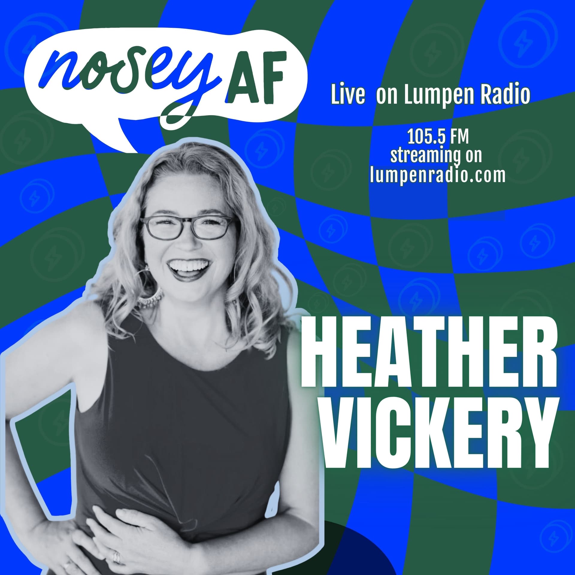 Navigating Life's Challenges using Human Design Insights and Bravery with Heather Vickery - noseyAF: Conversations about Art, Activism, and Social Change cover