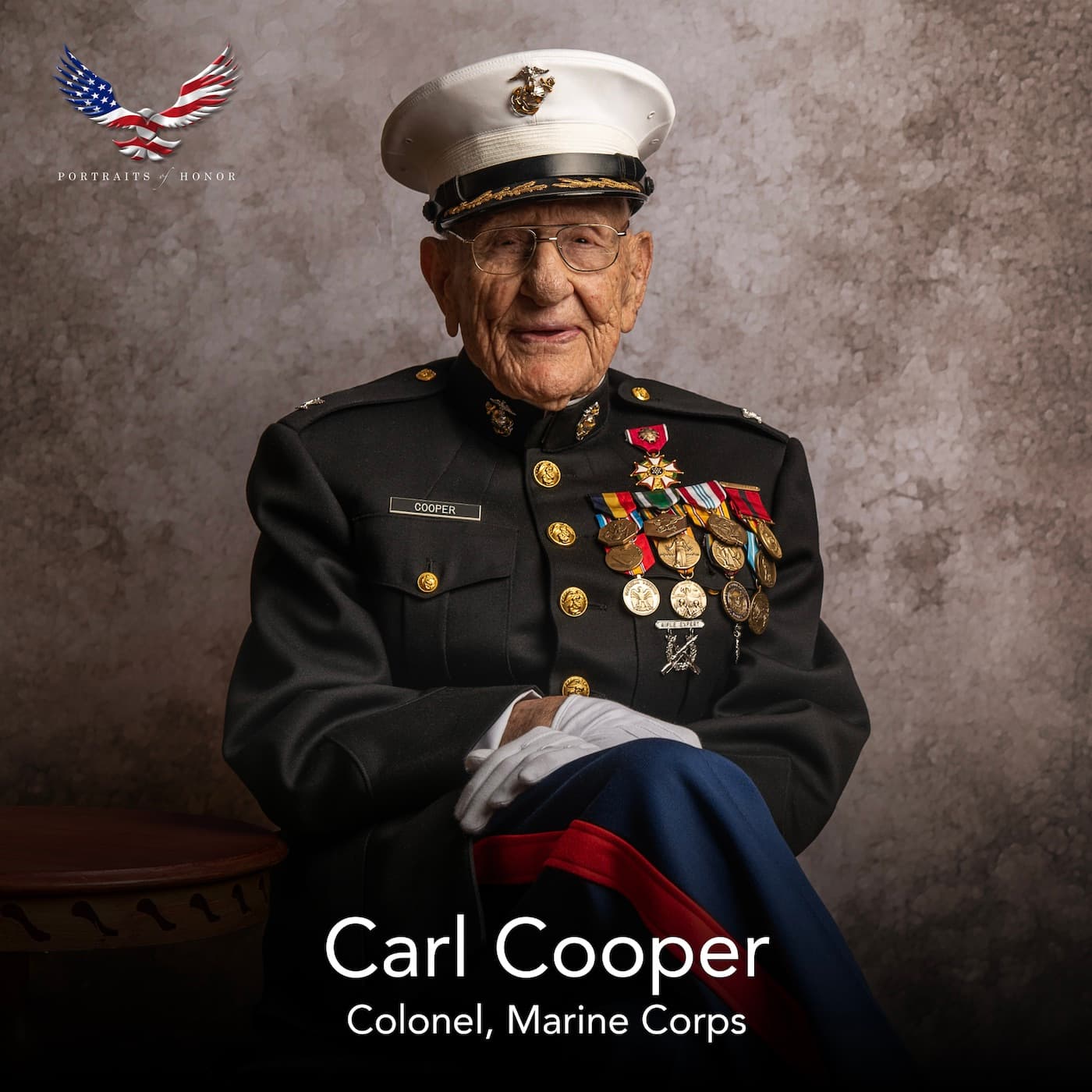 Carl Cooper (Colonel, Marine Corps) - Portraits of Honor cover