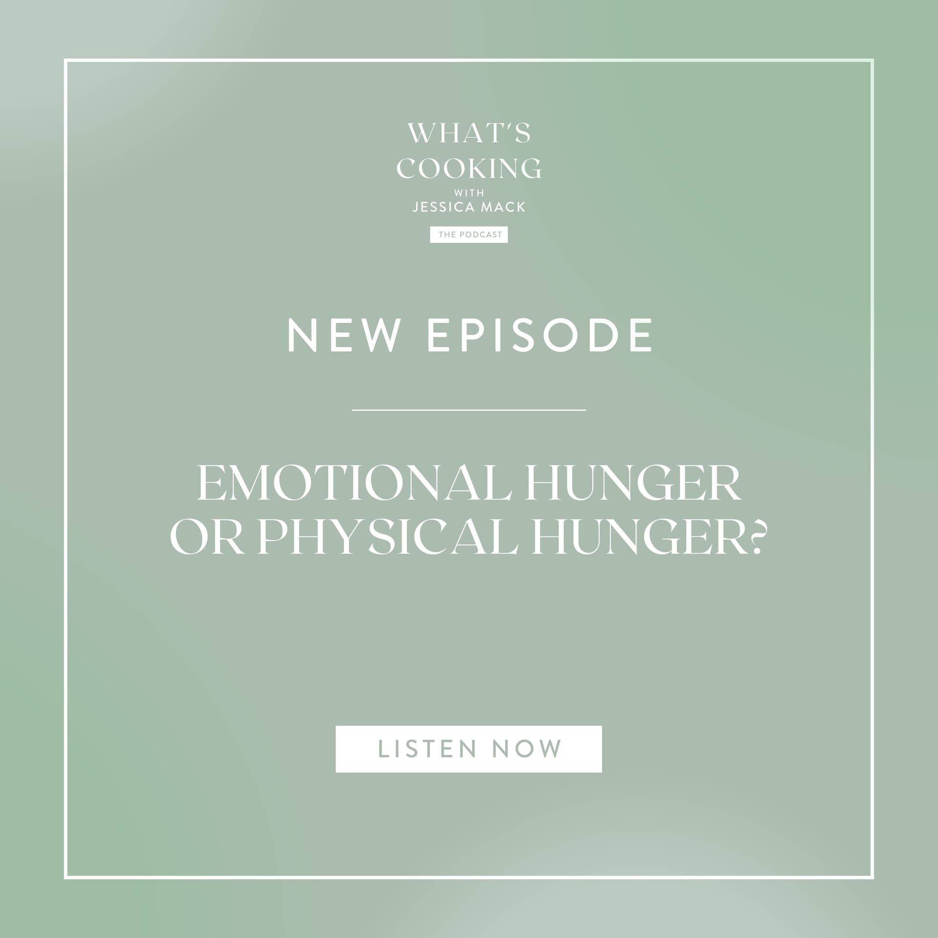 Emotional Hunger or Physical Hunger? - What's Cooking cover