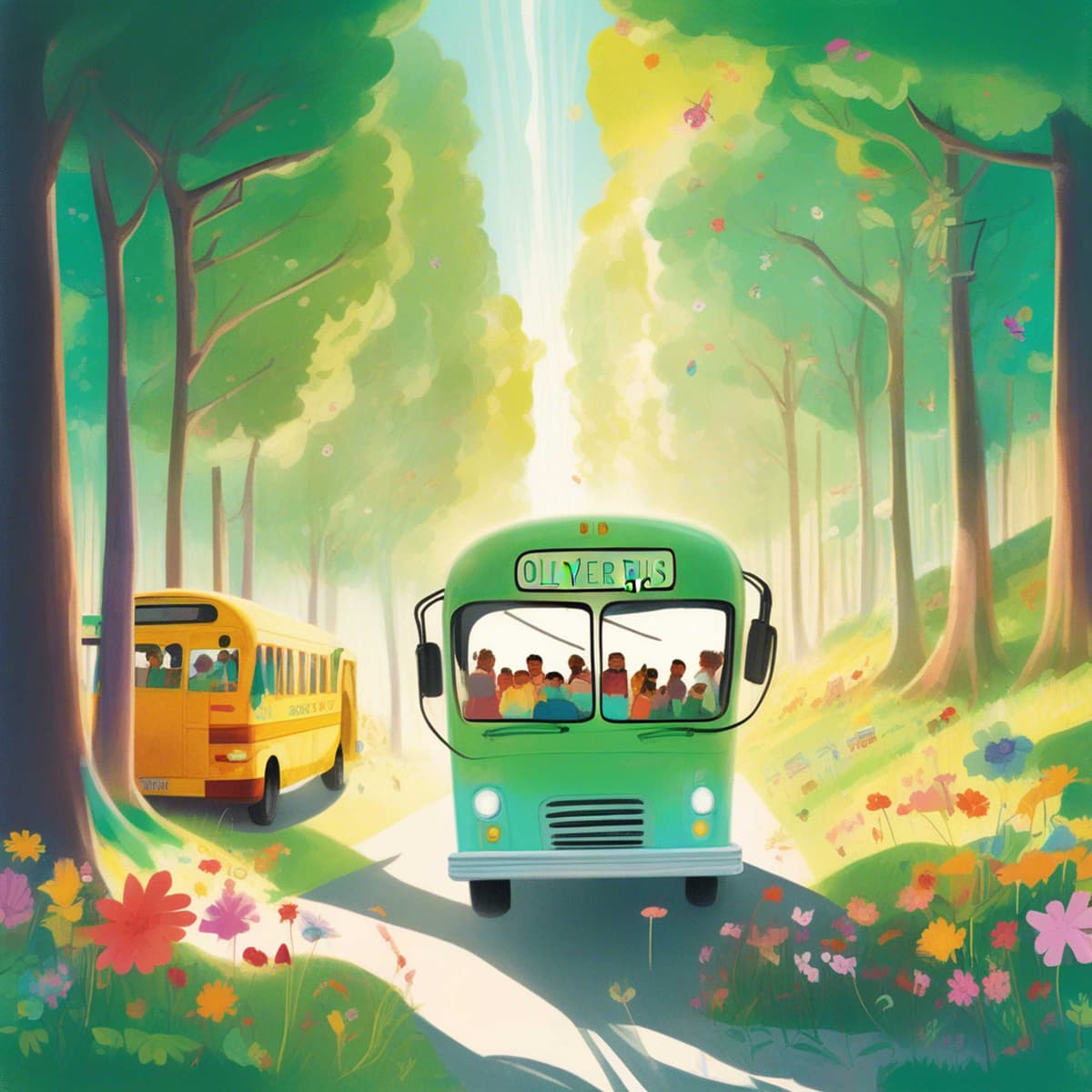 The Energy Bus: An Inspiring Audiobook Summary for Positive Living - Bookey App 30 mins Book Summaries Knowledge Notes and More cover