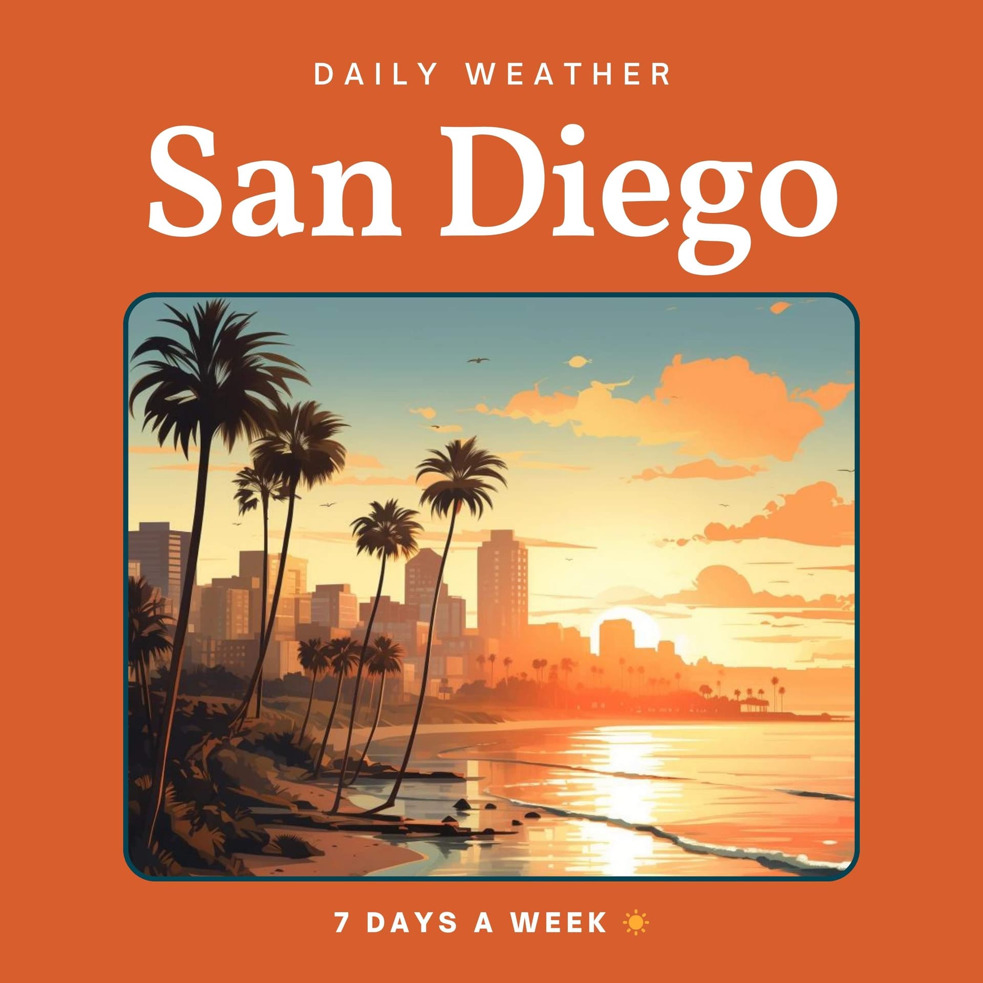 Mon Mar 30th, '26 - Daily Weather for San Deigo - San Diego Weather Daily cover