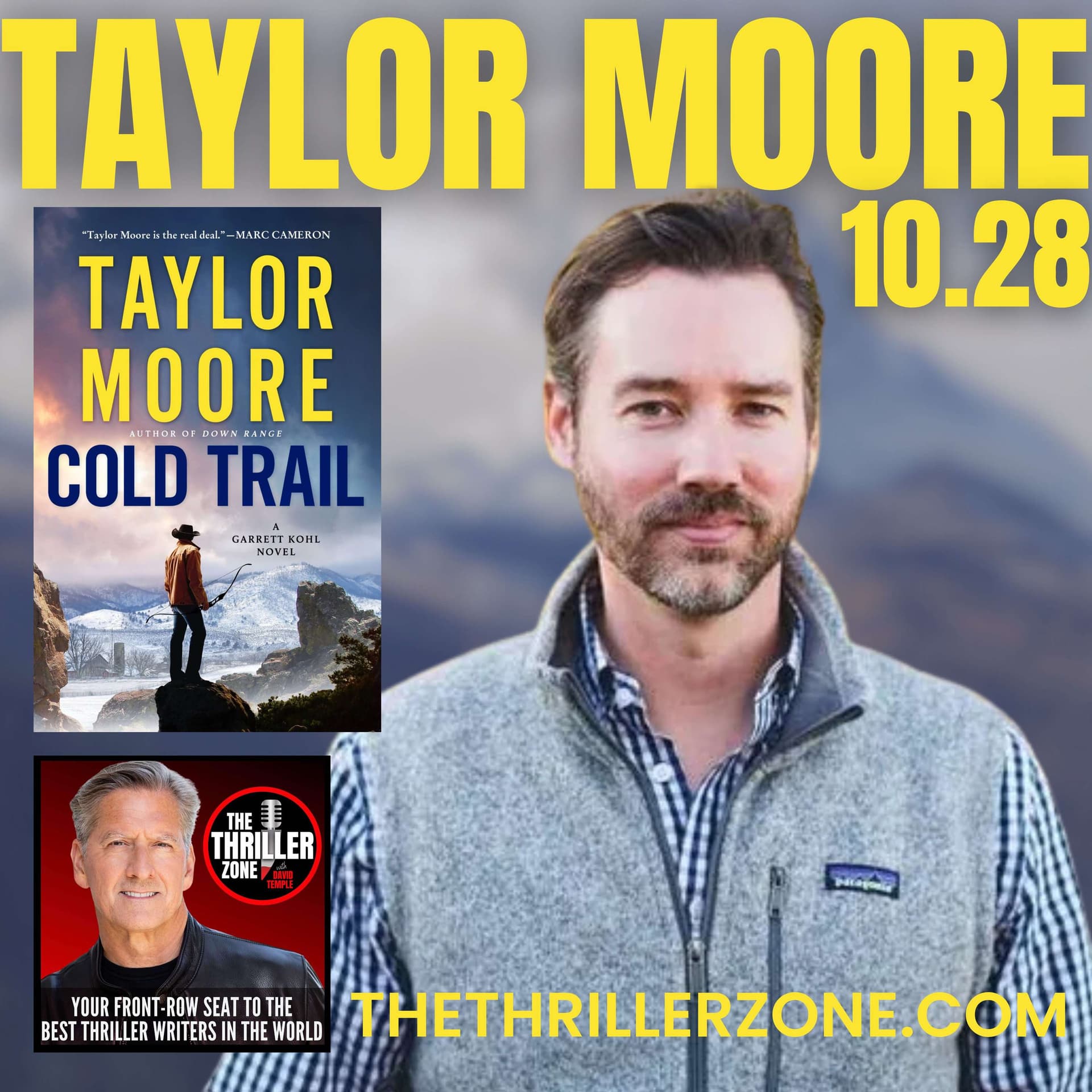Unveiling Cold Trail with author Taylor Moore - The Thriller Zone cover