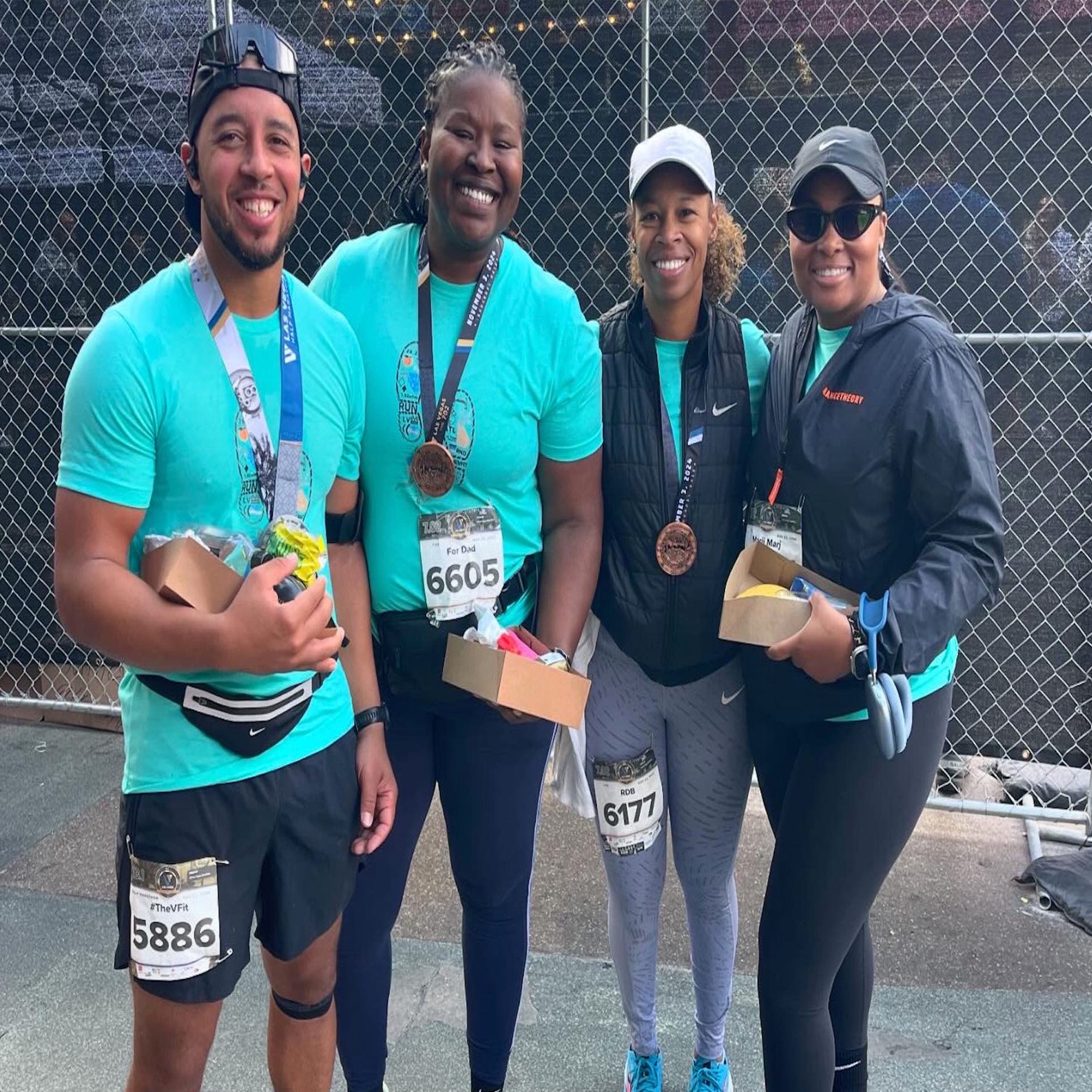 Las Vegas Marathon Recap and Training Tips to use on your next run! - TheVFit Podcast cover