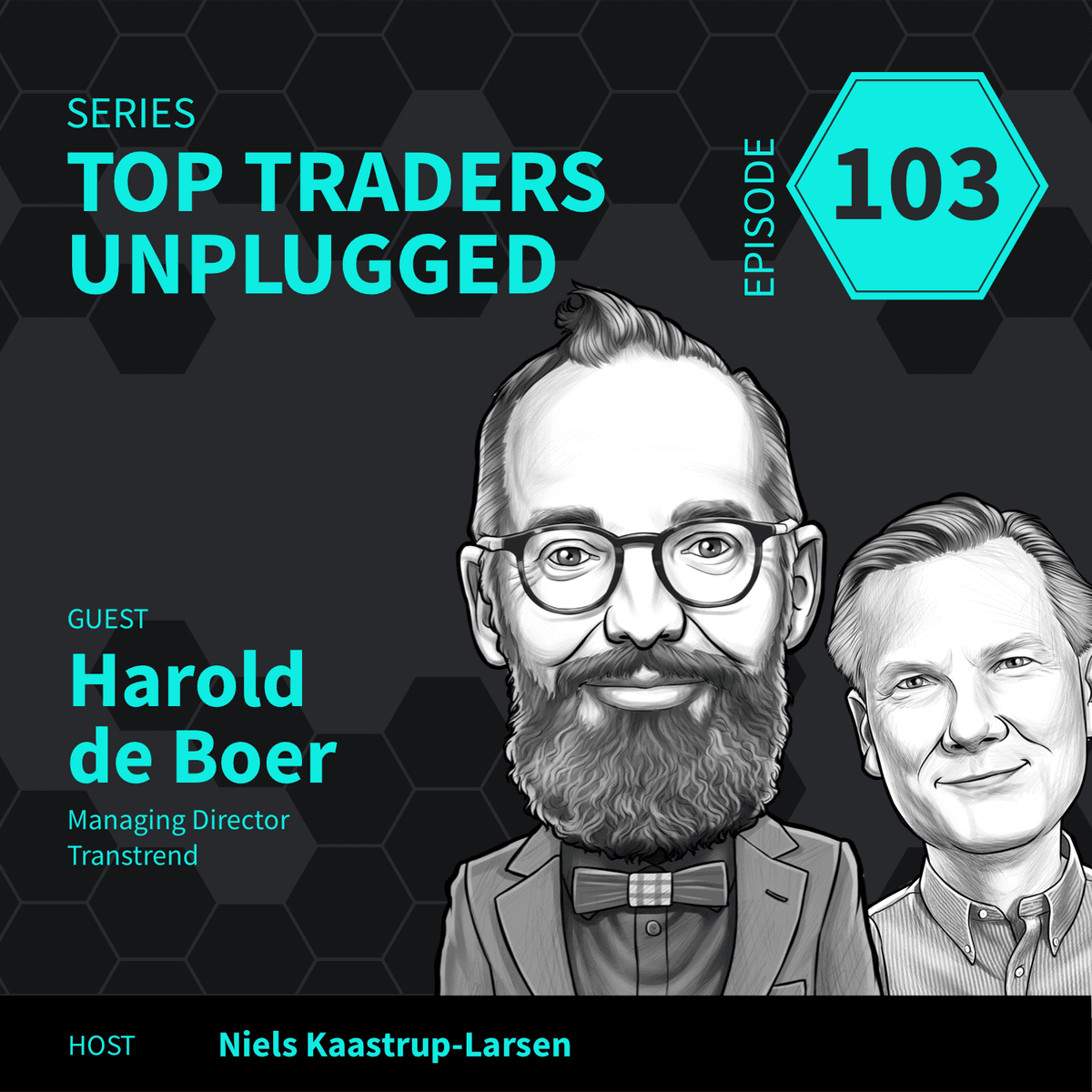 TTU103: Trading In The Medium-Term Space ft. Harold de Boer of Transtrend – 1of2 - Top Traders Unplugged cover
