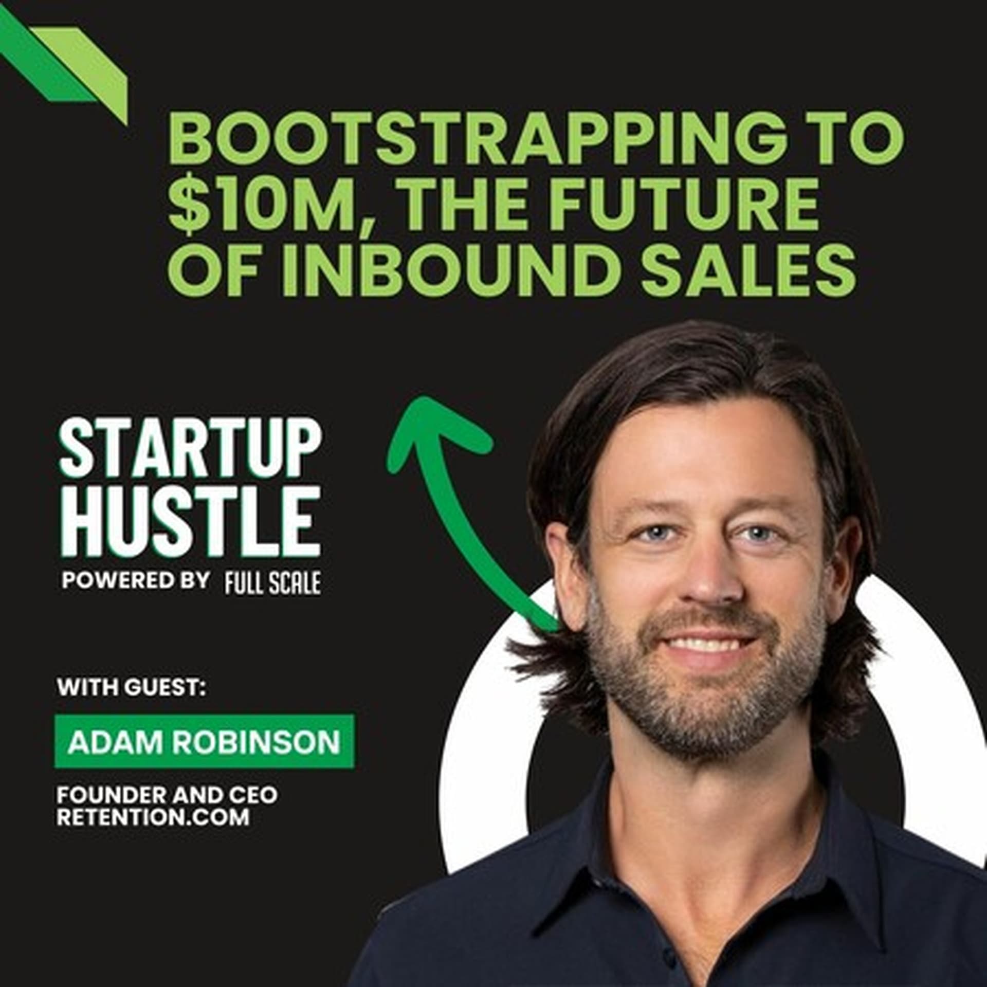 Bootstrapping to $10M, The Future of Inbound Sales - Startup Hustle cover