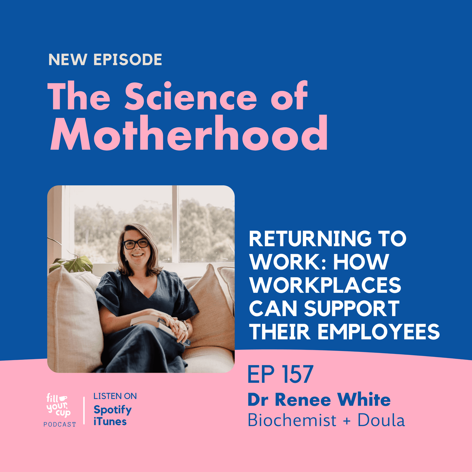 Ep 157 - Check In Tuesdays with Dr Renee White - Returning to Work: How Workplaces can support their employees — The Science of Motherhood cover