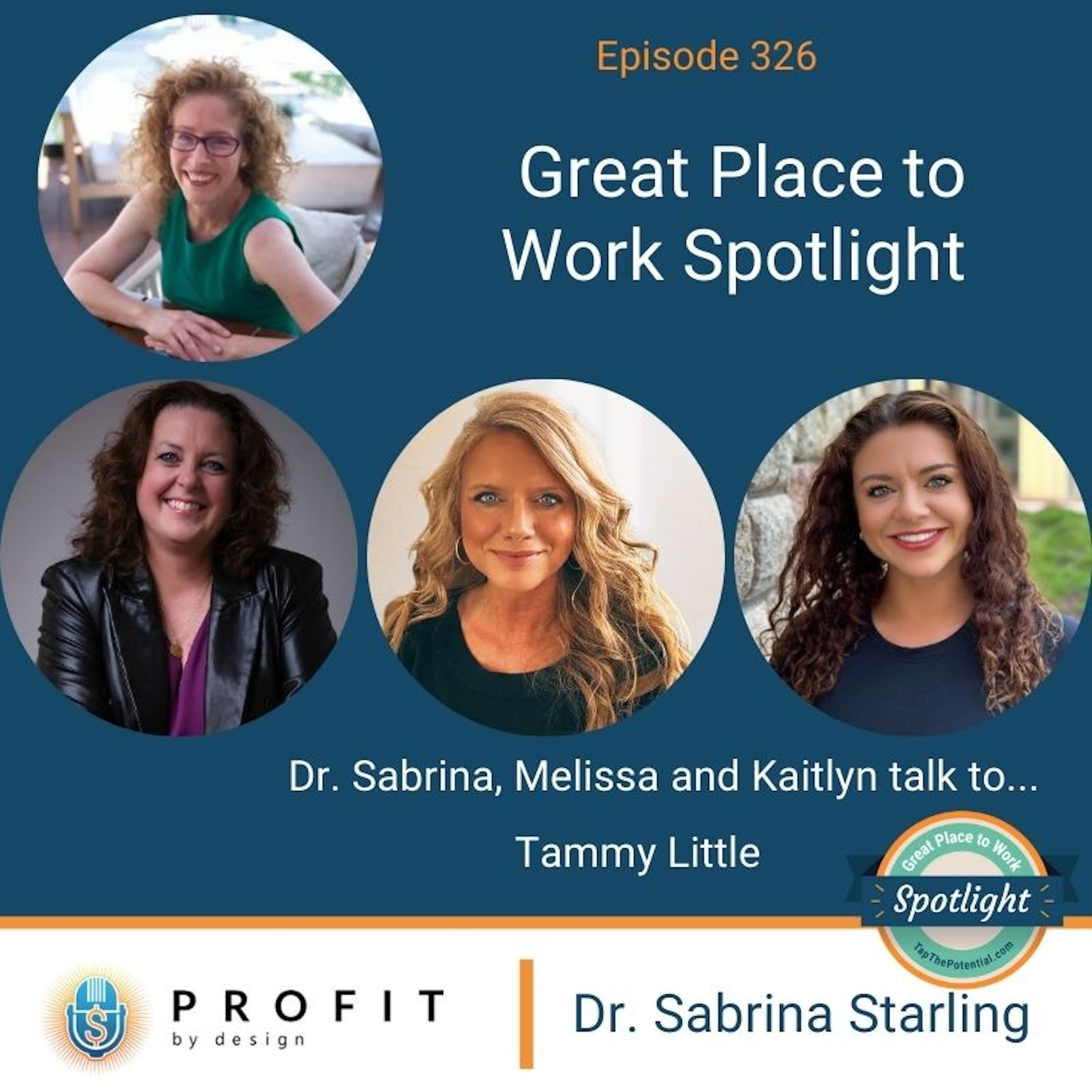 326: Great Place to Work Spotlight with Tammy Little - Profit by Design cover
