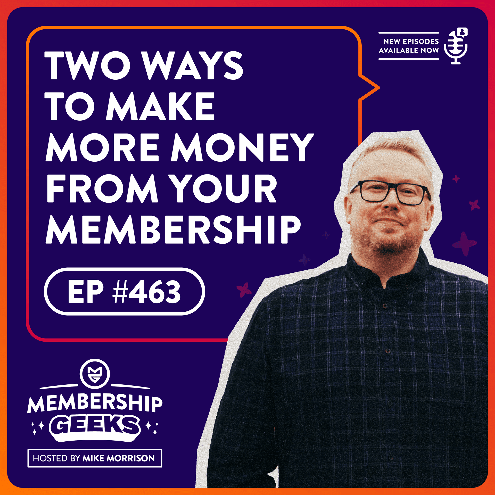 463 - There Are Only 2 Ways To Make More Money From Your Membership - Membership Geeks Podcast with Mike Morrison cover