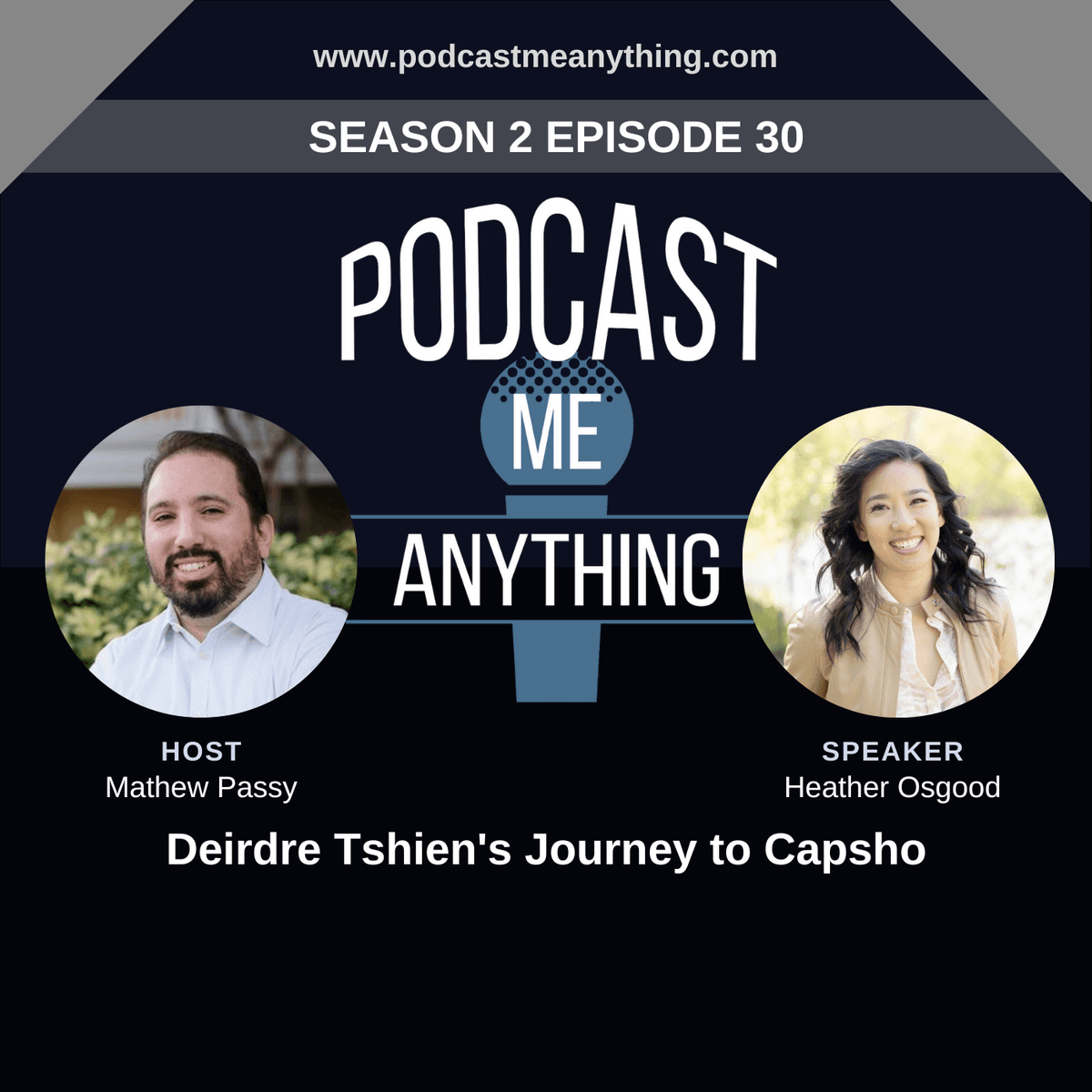 Deirdre Tshien's Journey to Capsho: Automated Content Creation to Grow Your Podcast - Podcast Me Anything cover