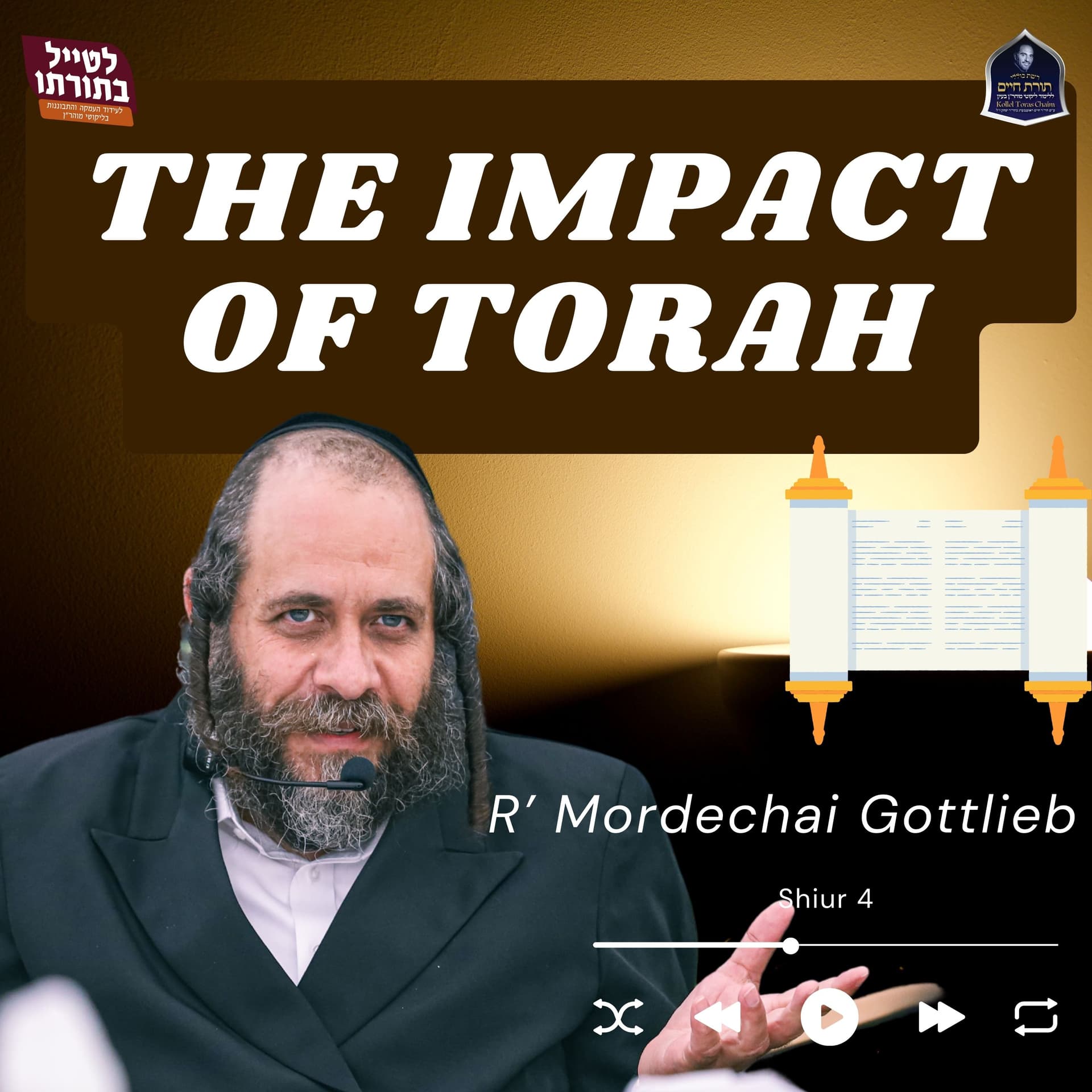 (4) The Impact of Torah - R' Mordechai Gottlieb Likutei Moharan cover