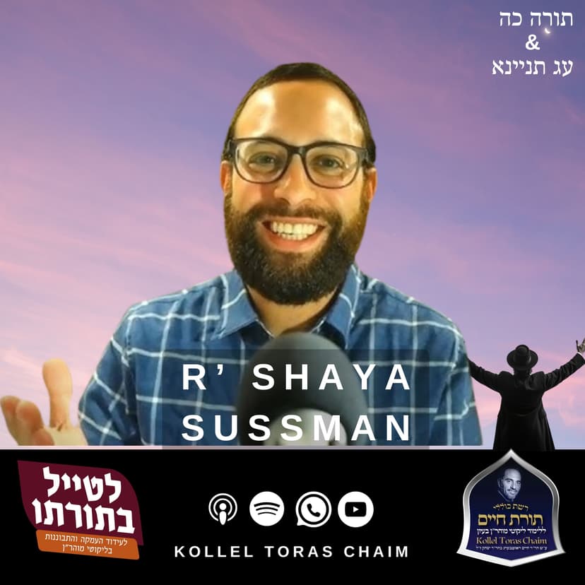 R' Shaya Sussman - Kollel Toras Chaim cover