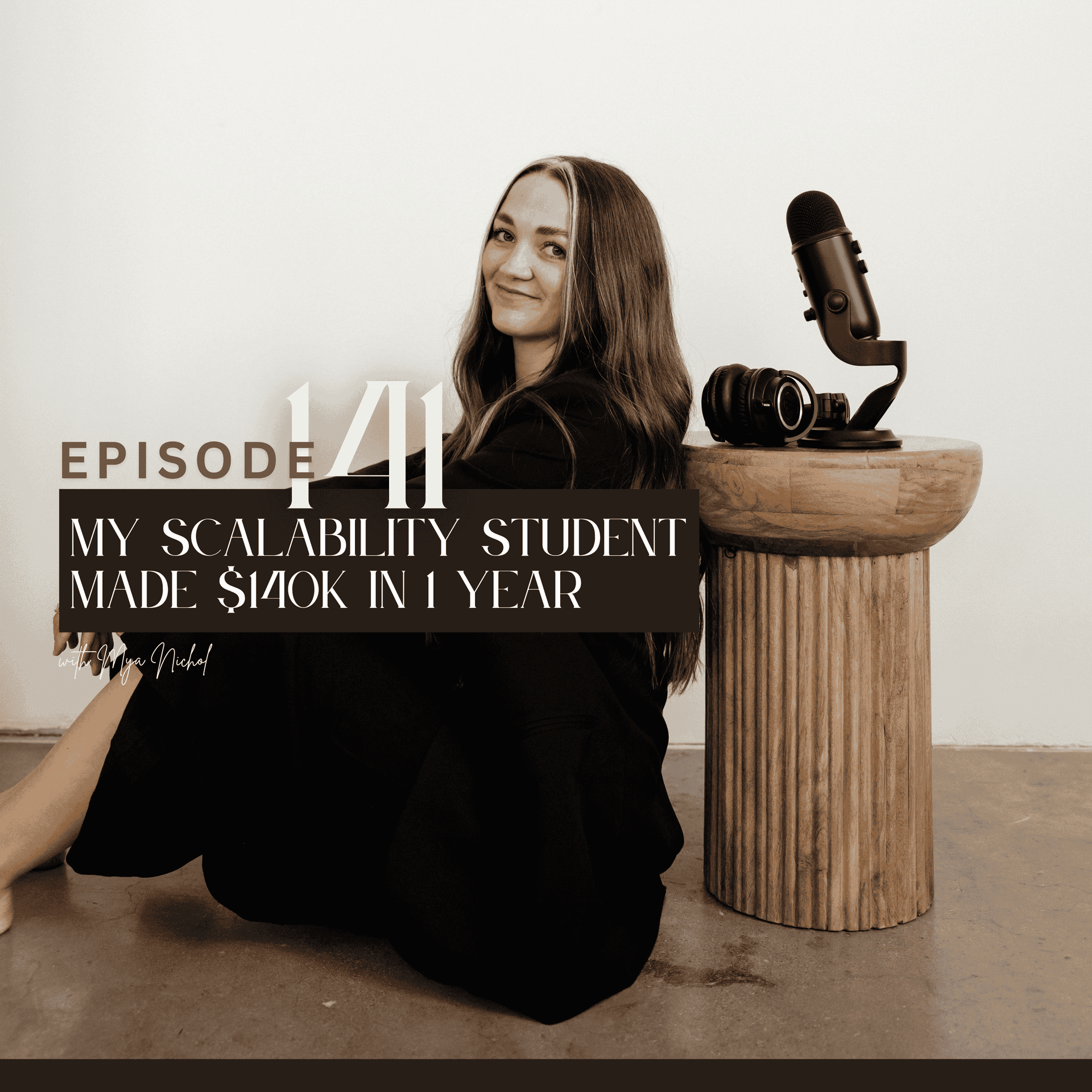 141. My Scalability student made $140k in 1 year — Radical Disruption cover