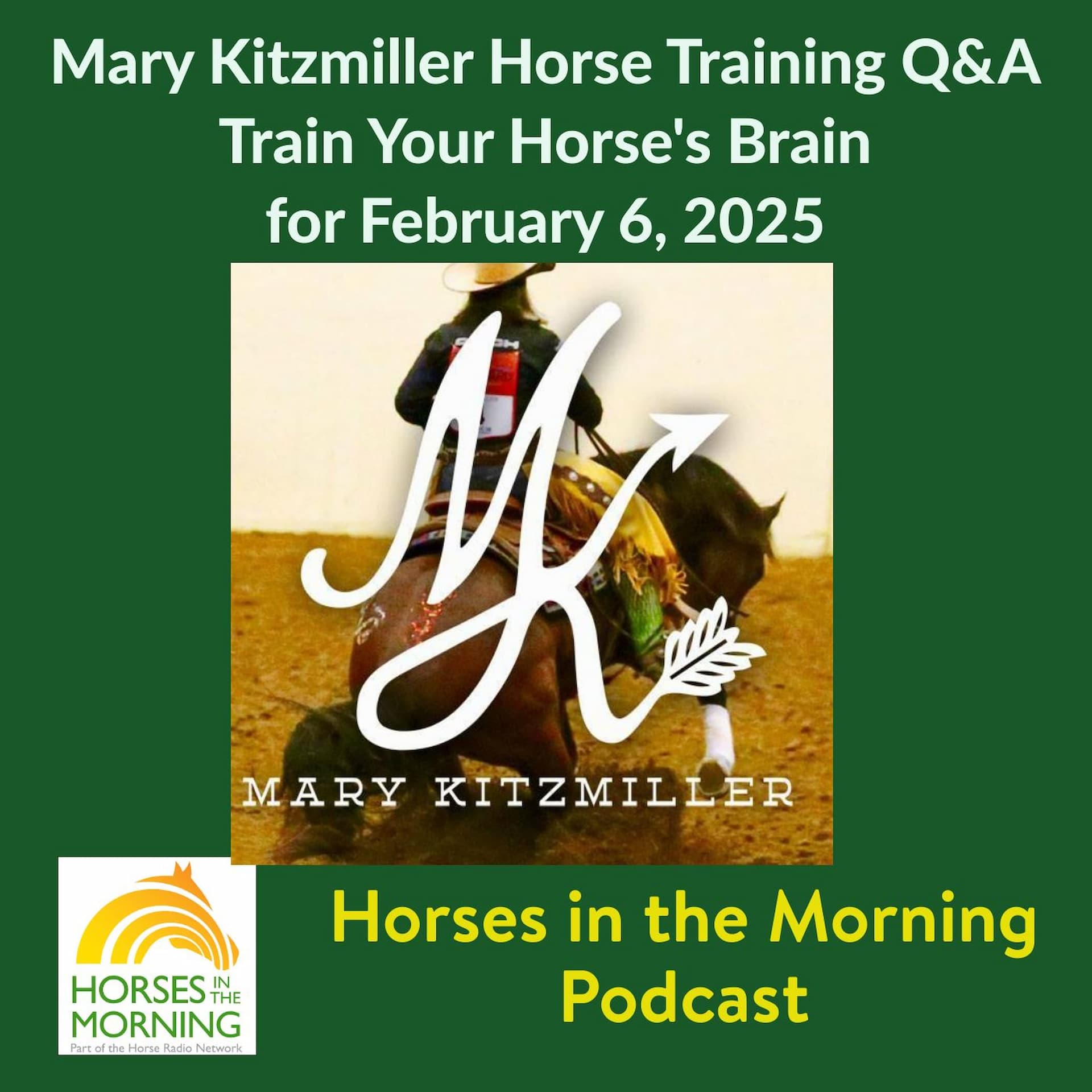 Mary Kitzmiller Horse Training: Train Your Horse's Brain, for February 6, 2025 — HRN Auditor Podcast cover