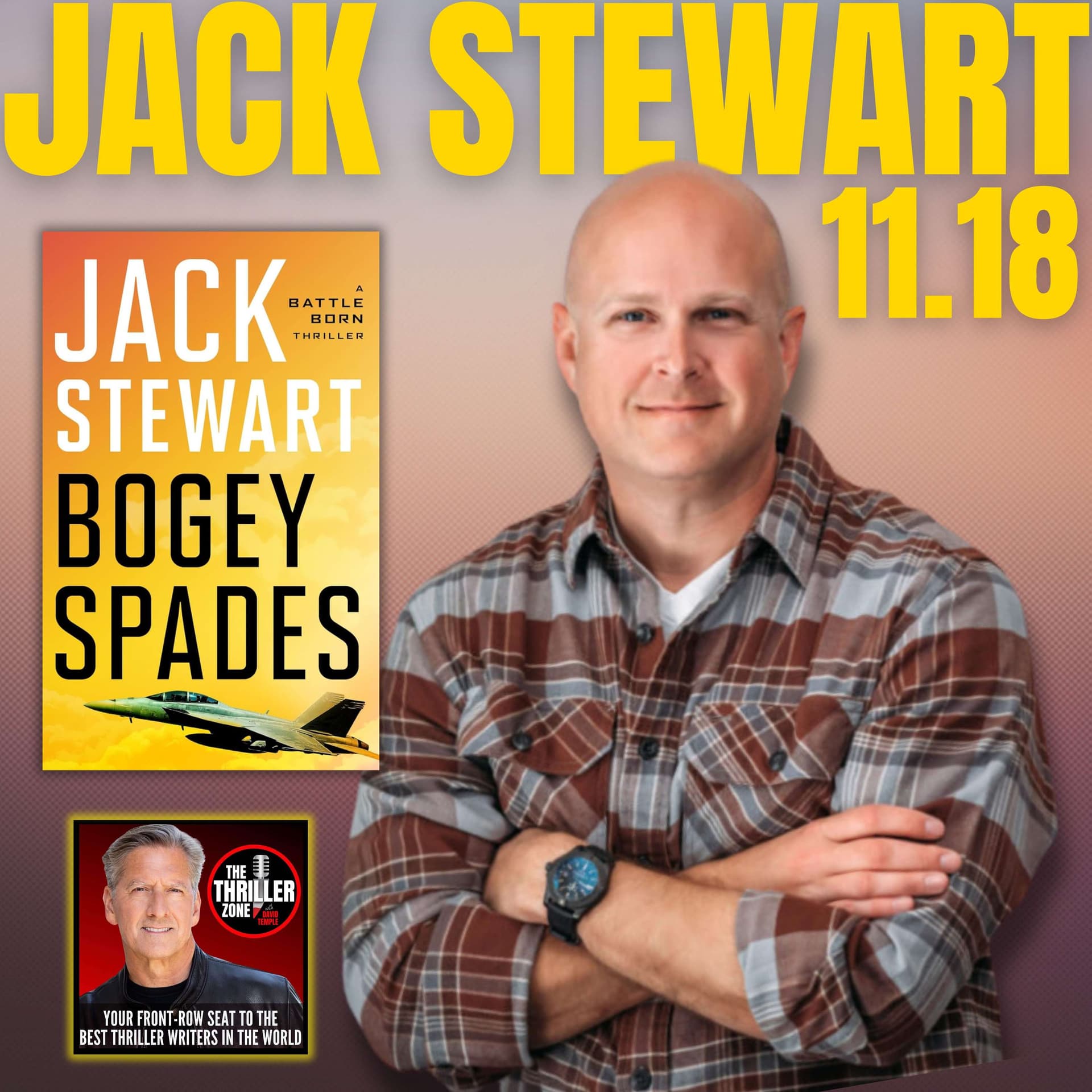 Flying High: Joys of Aviation & Writing with Jack Stewart - The Thriller Zone cover