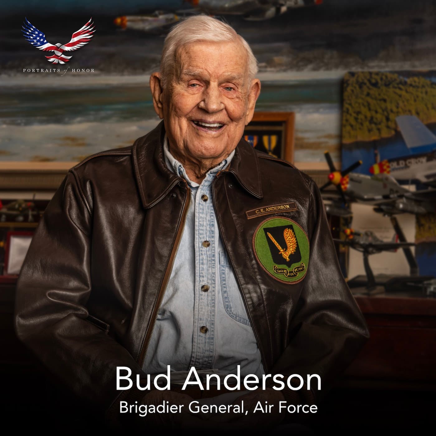 Bud Anderson (Brigadier General, Air Force) | S1E16 — Portraits of Honor cover
