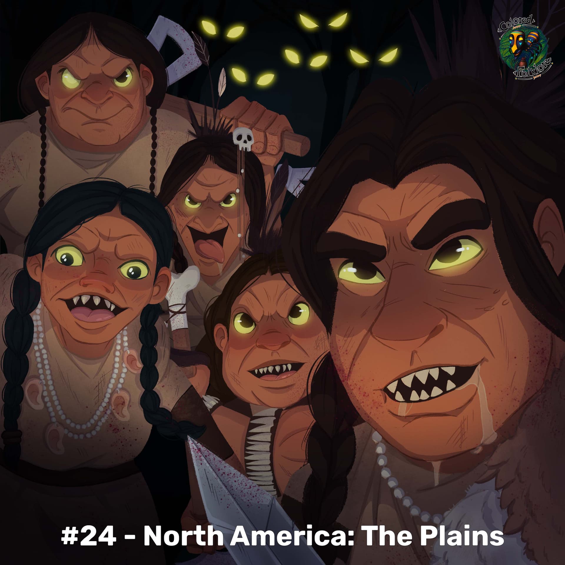 North America - The Plains (CF.Ep.024) - Colored Folklore cover