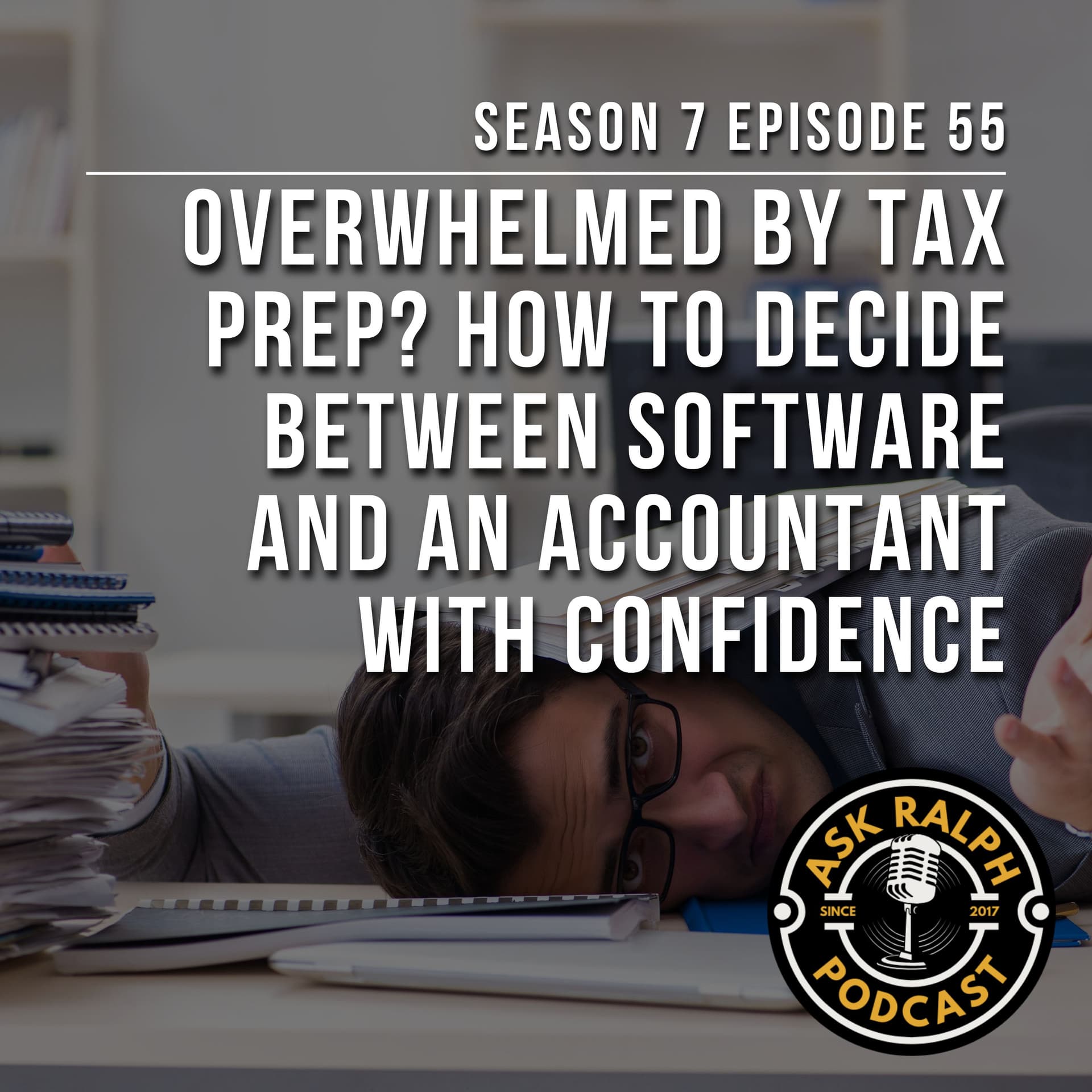 Overwhelmed by tax prep? How to decide between software and an accountant with confidence. - Financially Confident Christian cover