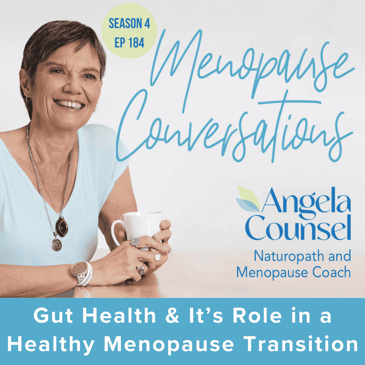 Gut Health and It's Role in a Healthy Menopause Transition - Menopause Conversations cover