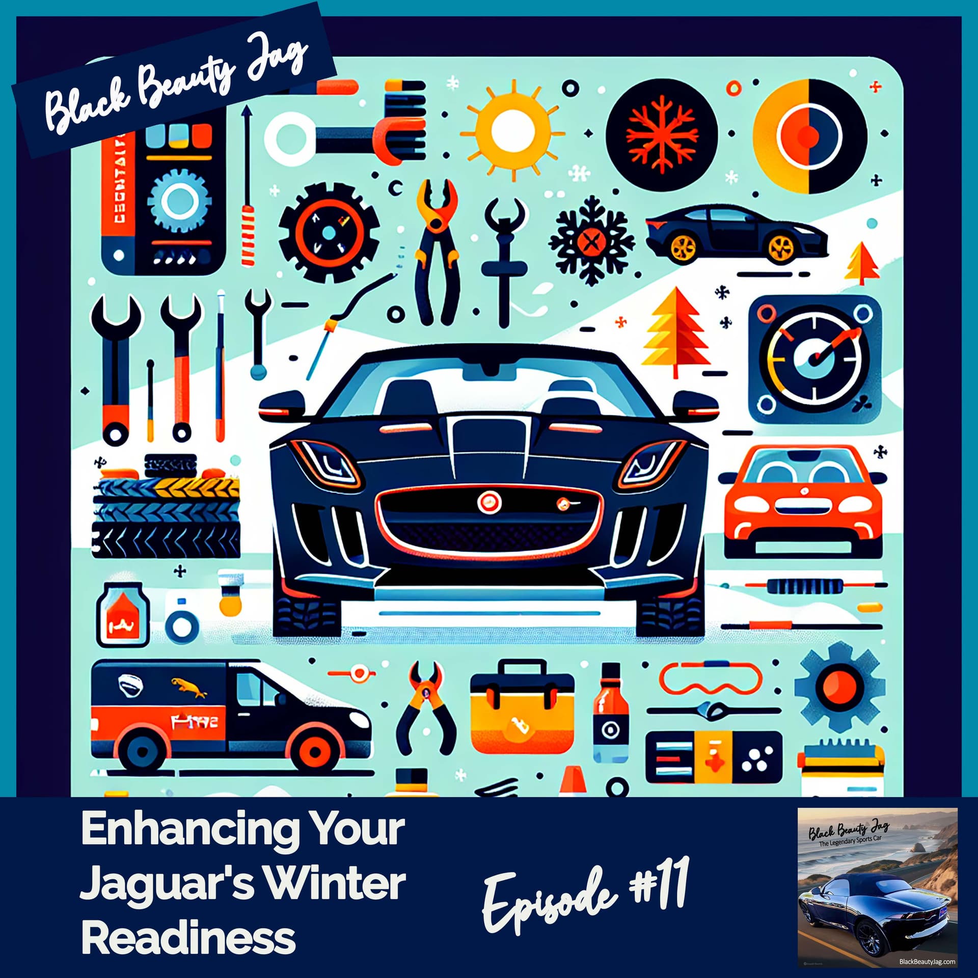 Enhancing Your Jaguar's Winter Readiness #11 - Black Beauty Jag cover