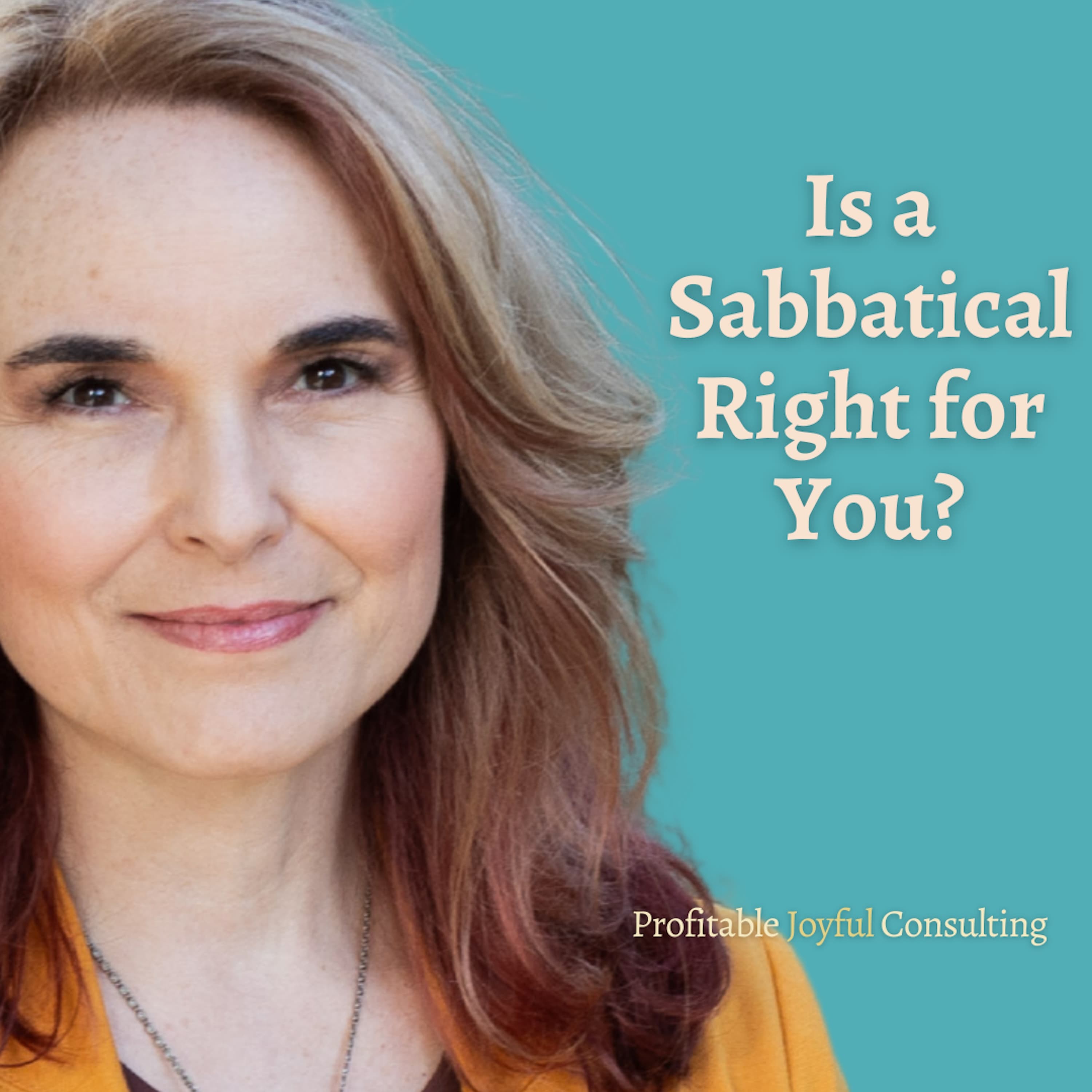 Is a Sabbatical Right for You? - Profitable Joyful Consulting cover