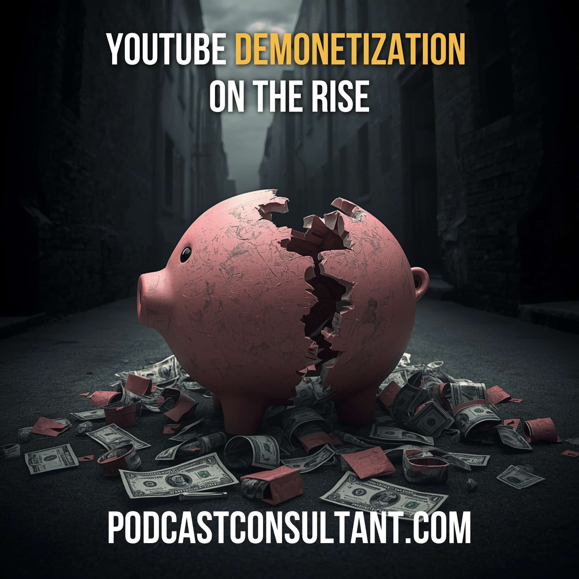 YouTube Demonetization is on the rise. - Your Podcast Consultant: Podcast Tips To Avoid Podcasting Mistakes cover