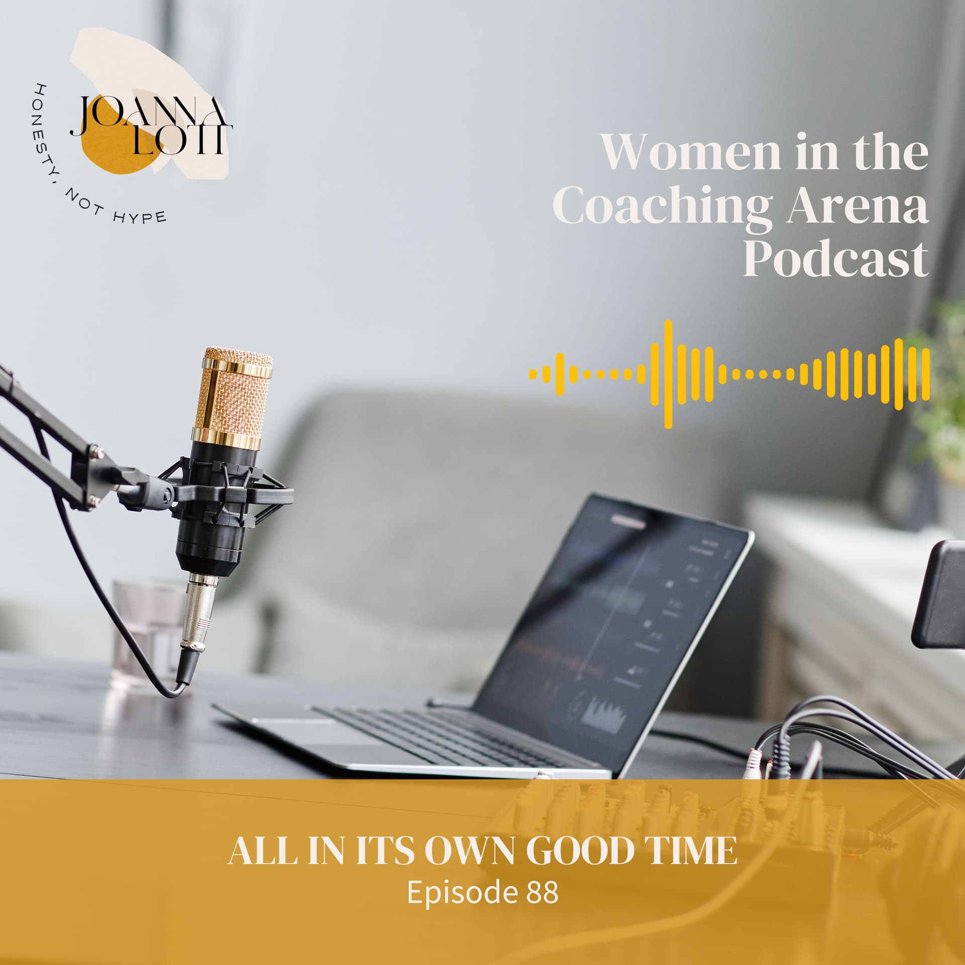 88 | All In Its Own Good Time - Women in The Coaching Arena cover