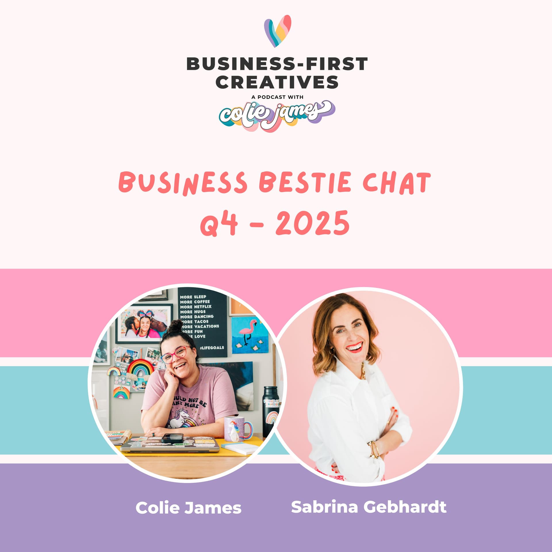 Business Bestie Chat Q4 - 2025 with Sabrina Gebhardt - Business-First Creatives: Client Experience & Systems for Service Providers cover