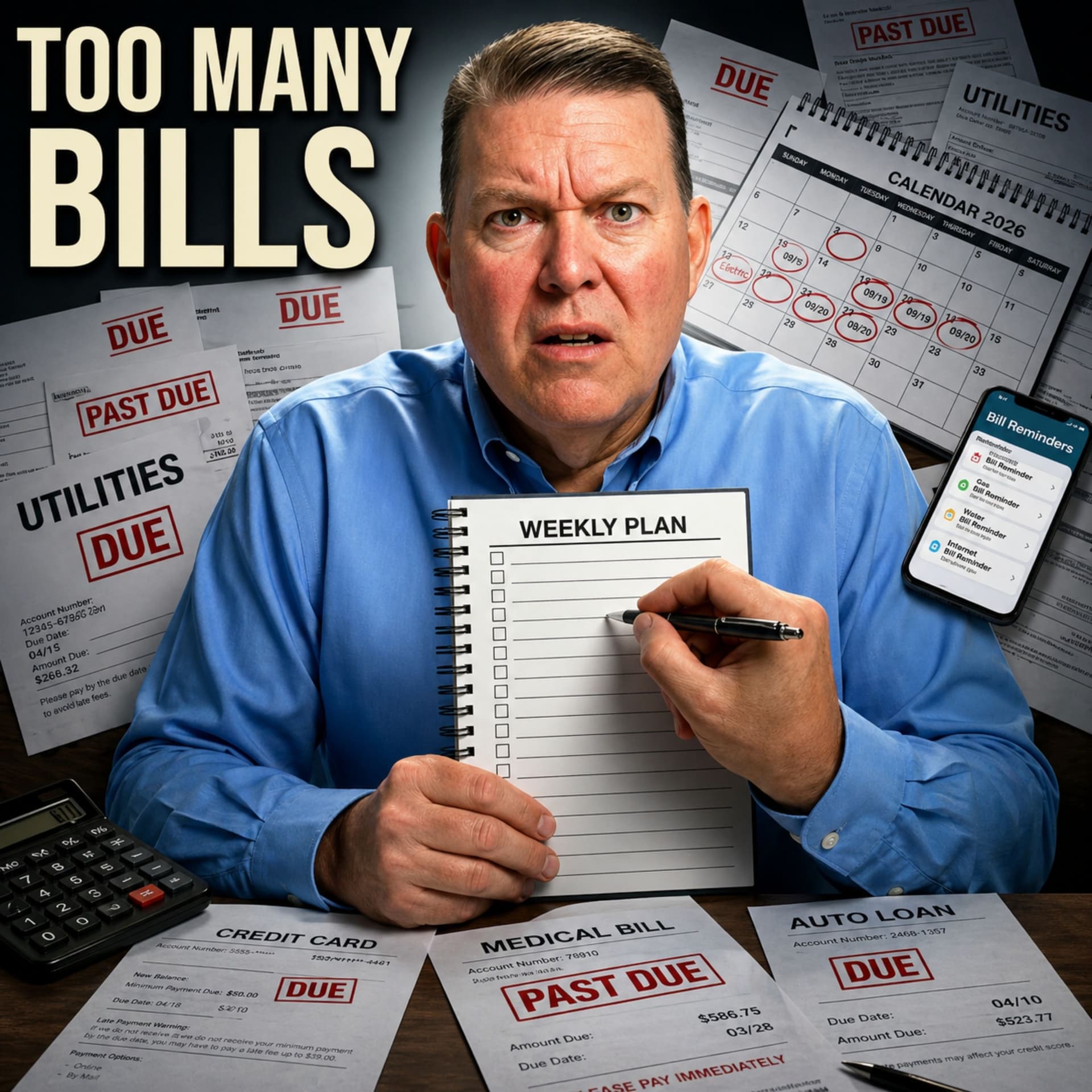 What Is the Simplest Way to Organize Bills When Dates Always Change? - Financially Confident Christian cover