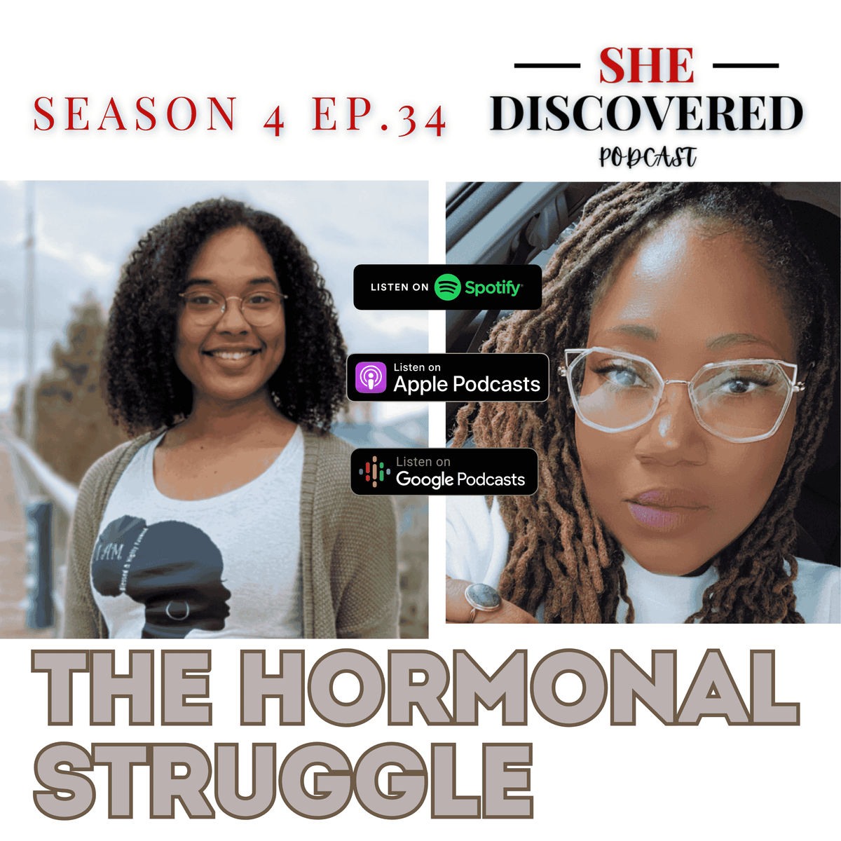 Ep. 34 Virginity & Abstinence: The Hormonal Struggle - She Discovered cover