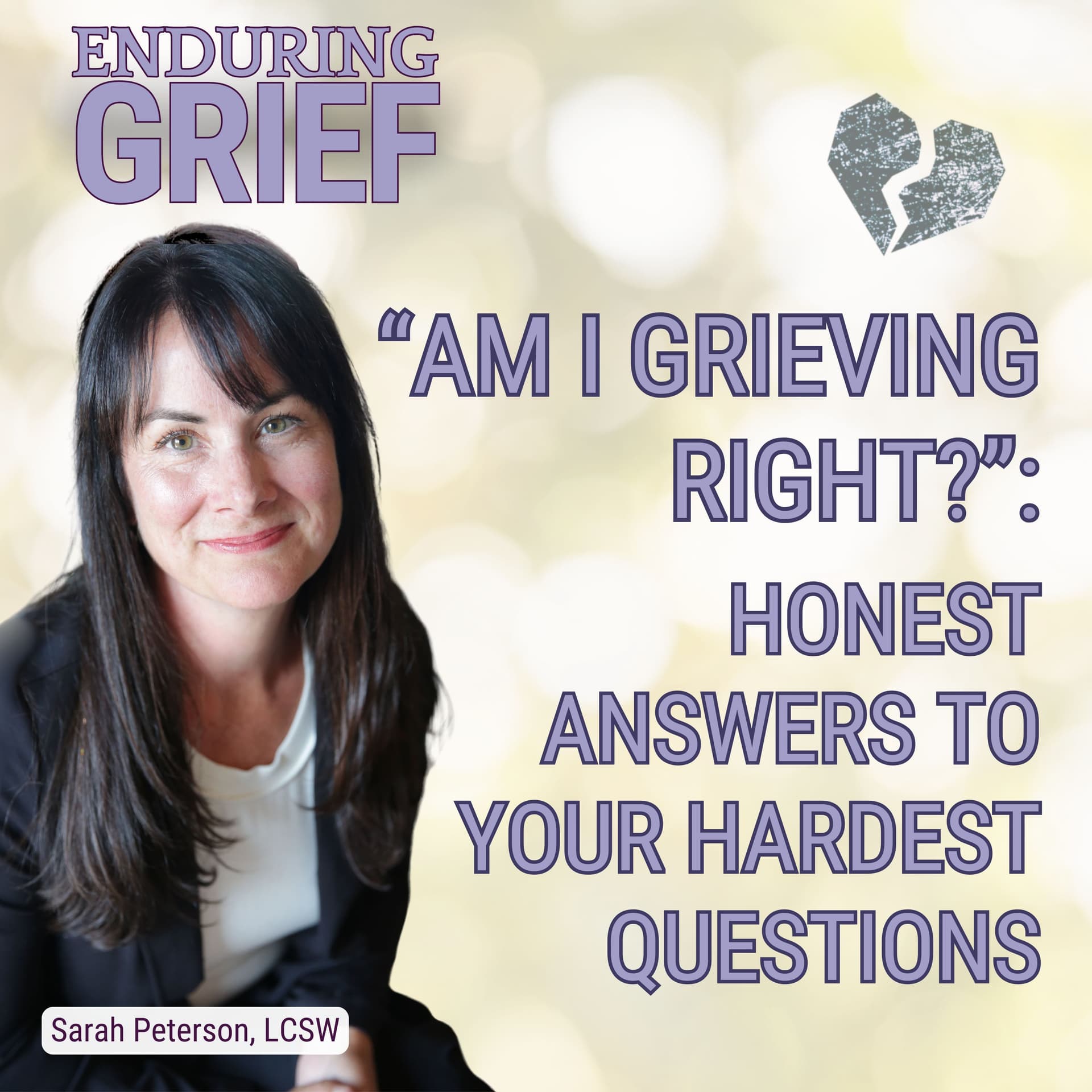 “Am I Grieving Right?”: Honest Answers to Your Hardest Questions -20 - Enduring Grief cover