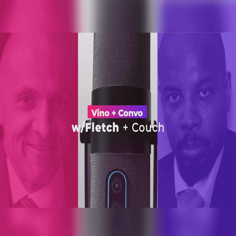 Vino & Convo w/Fletch & Couch cover