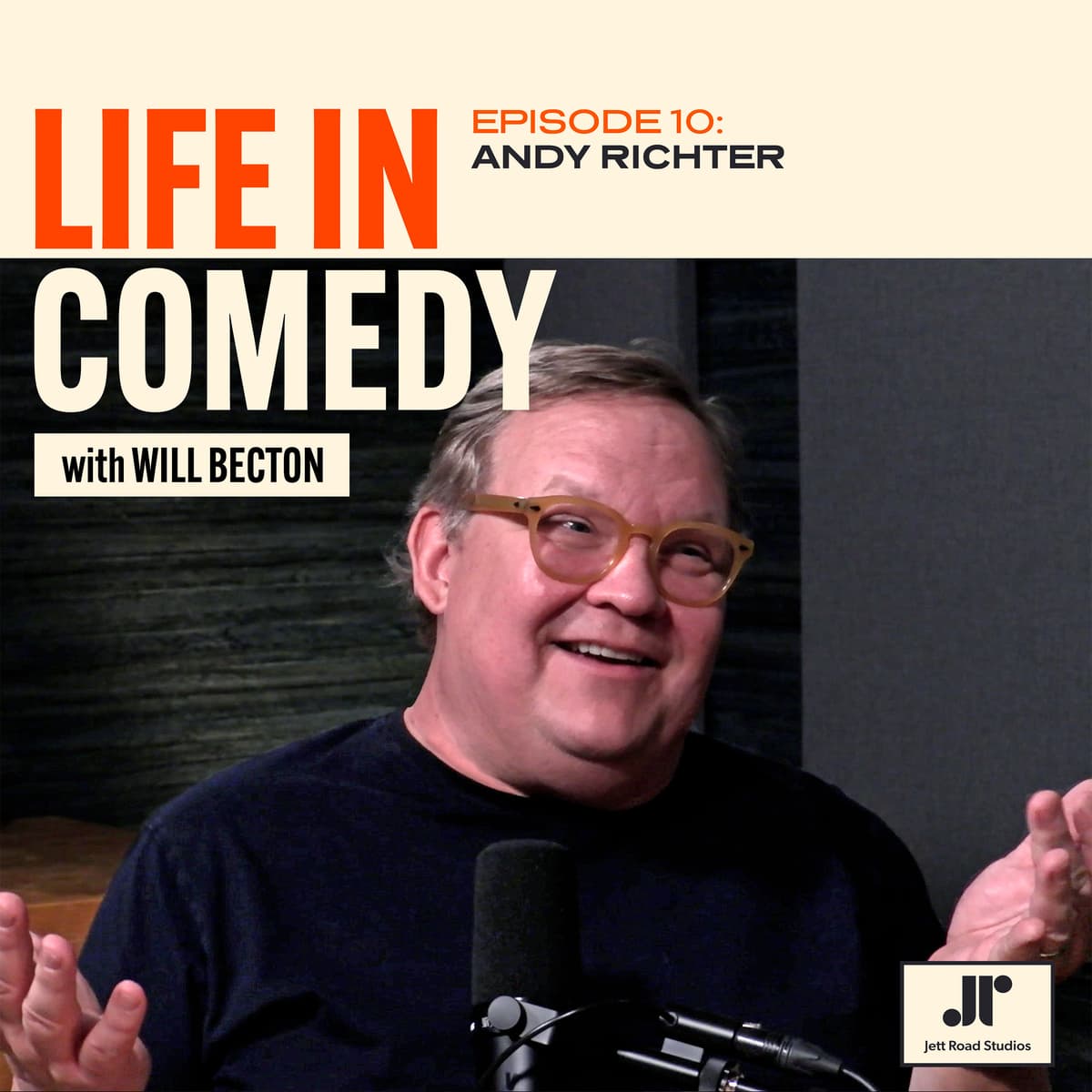 Andy Richter on Late Night with Conan O'Brien, The Real Live Brady Bunch, and Truth In Comedy - Life In Comedy cover