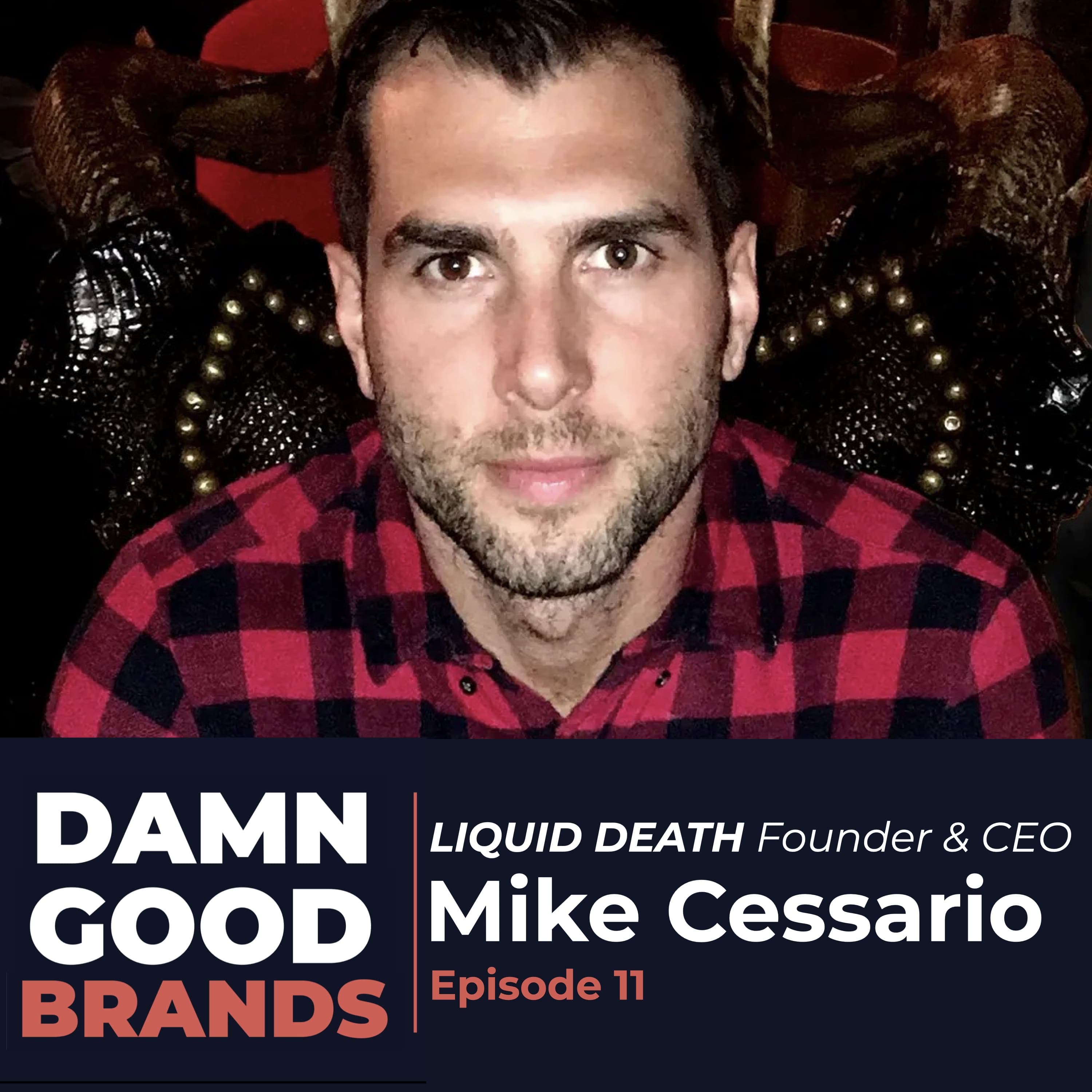 Origin Stories: LIQUID DEATH CEO & Co-Founder, Mike Cessario - Damn Good Brands cover