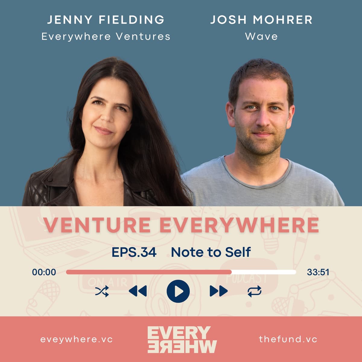Note to Self: Josh Mohrer with Jenny Fielding - Venture Everywhere cover