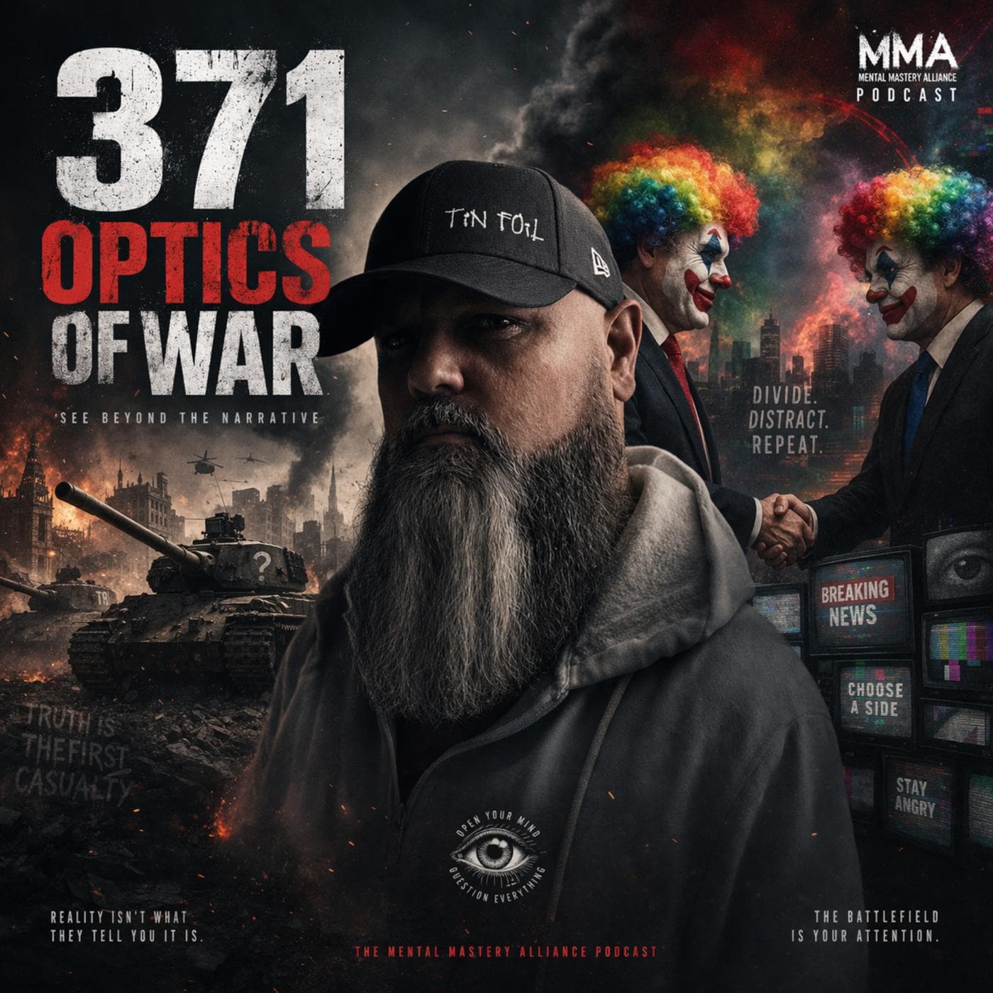 #371: The optics of war and how it affects your mind. - The Mental Mastery Alliance cover