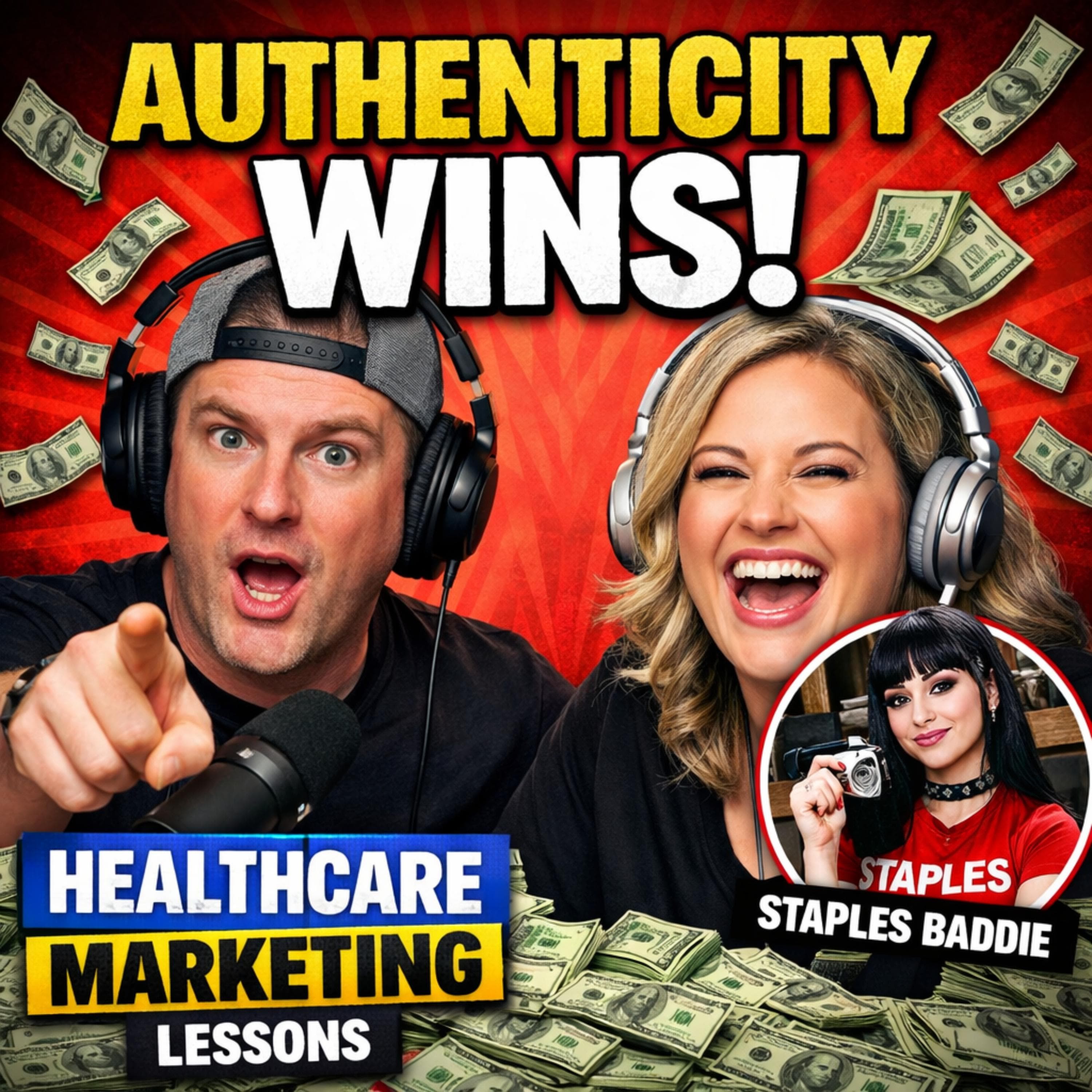 Authenticity Beats Hospital Marketing - PT Pintcast - Physical Therapy cover
