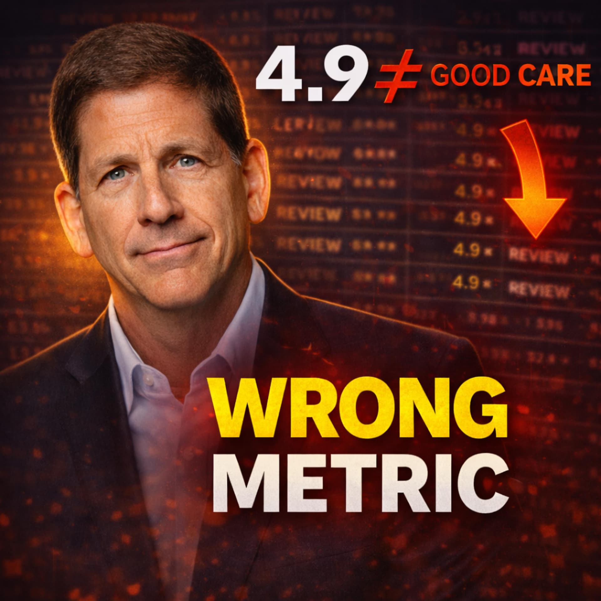 4.9 Stars ≠ Good Care: The Problem with Healthcare Metrics (with Larry Benz) - PT Pintcast - Physical Therapy cover