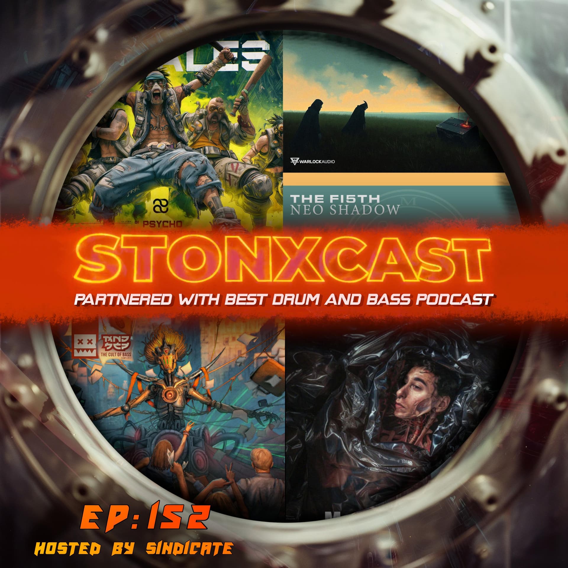 Stonxcast Episode 152 - Hosted By Sindicate - Best Drum and Bass Podcast – Hosted by Bad Syntax & Stonx | Neurofunk + DNB Weekly cover