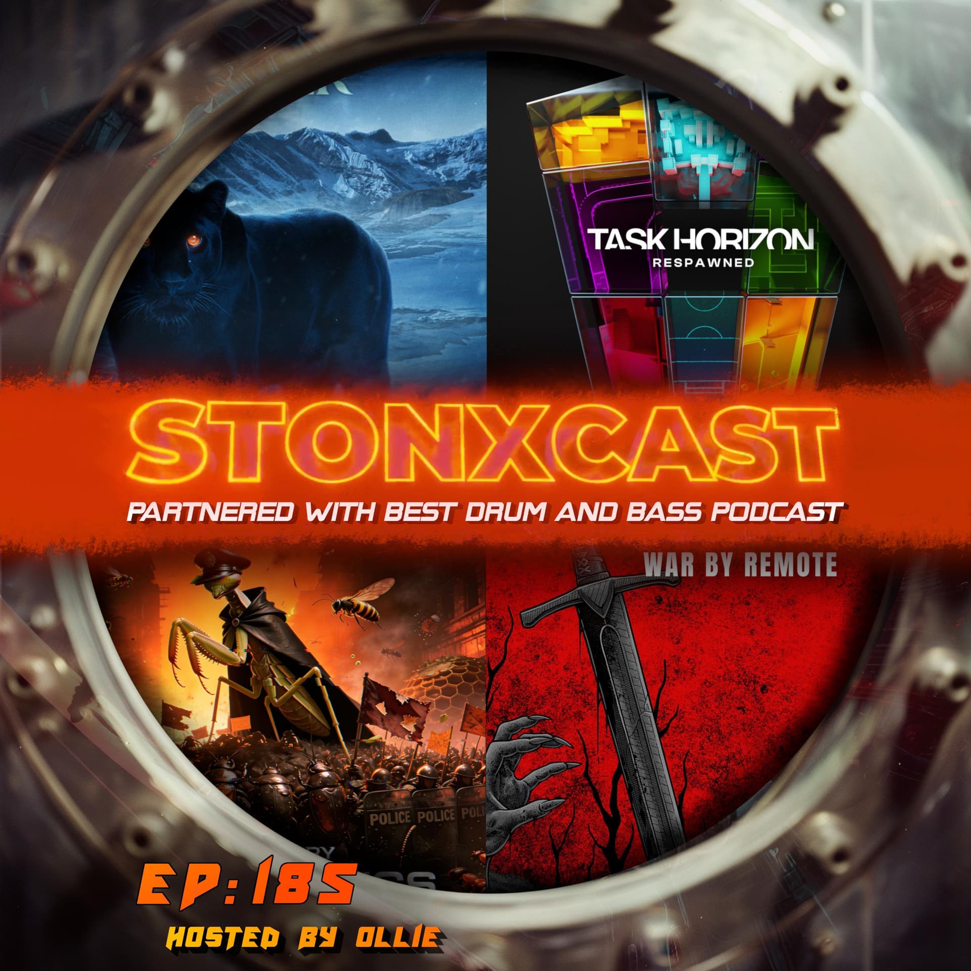 Stonxcast Ep.185 - Hosted By Ollie - Best Drum and Bass Podcast – Hosted by Bad Syntax & Stonx | Neurofunk + DNB Weekly cover