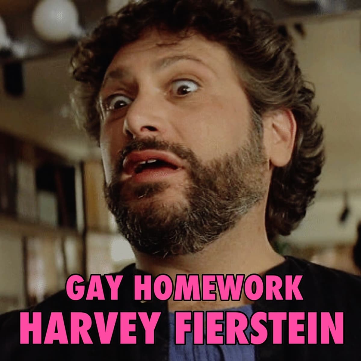 Harvey Fierstein - GAY HOMEWORK cover
