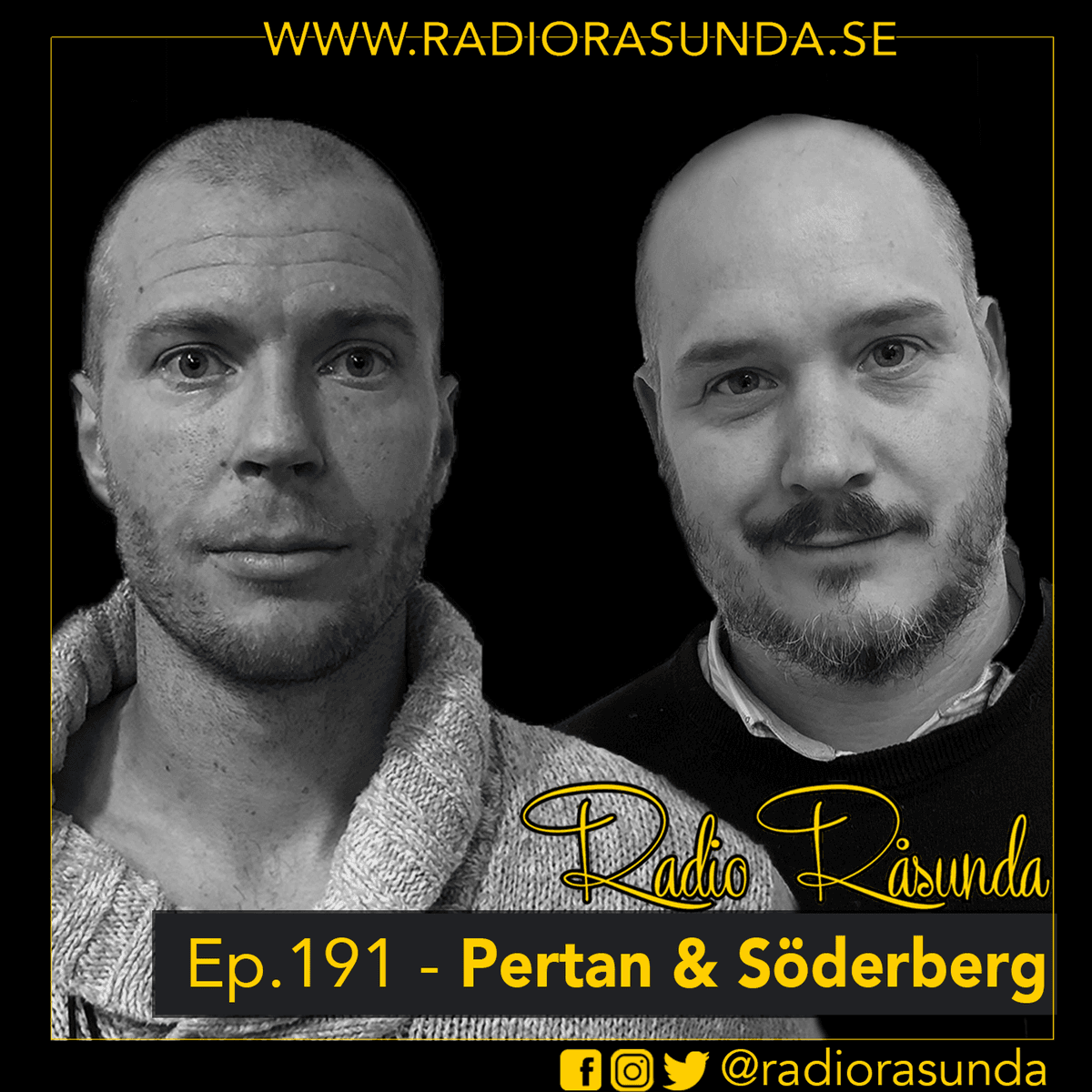 Radio Råsunda #191 - Per Karlsson, Fredrik Söderberg och David Kryssman - Radio Råsunda cover