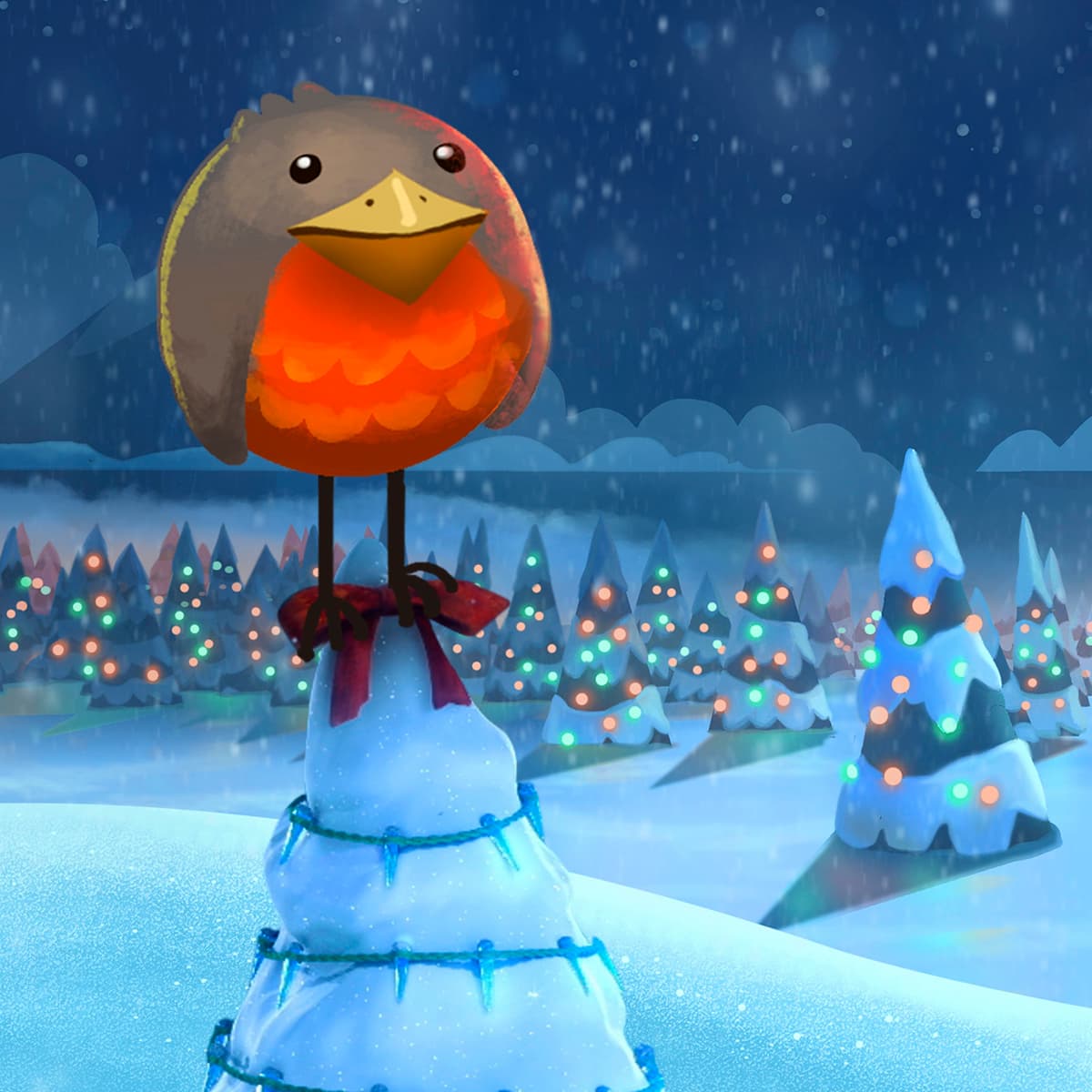 Robbie The Robin - Dobbie and Friends cover