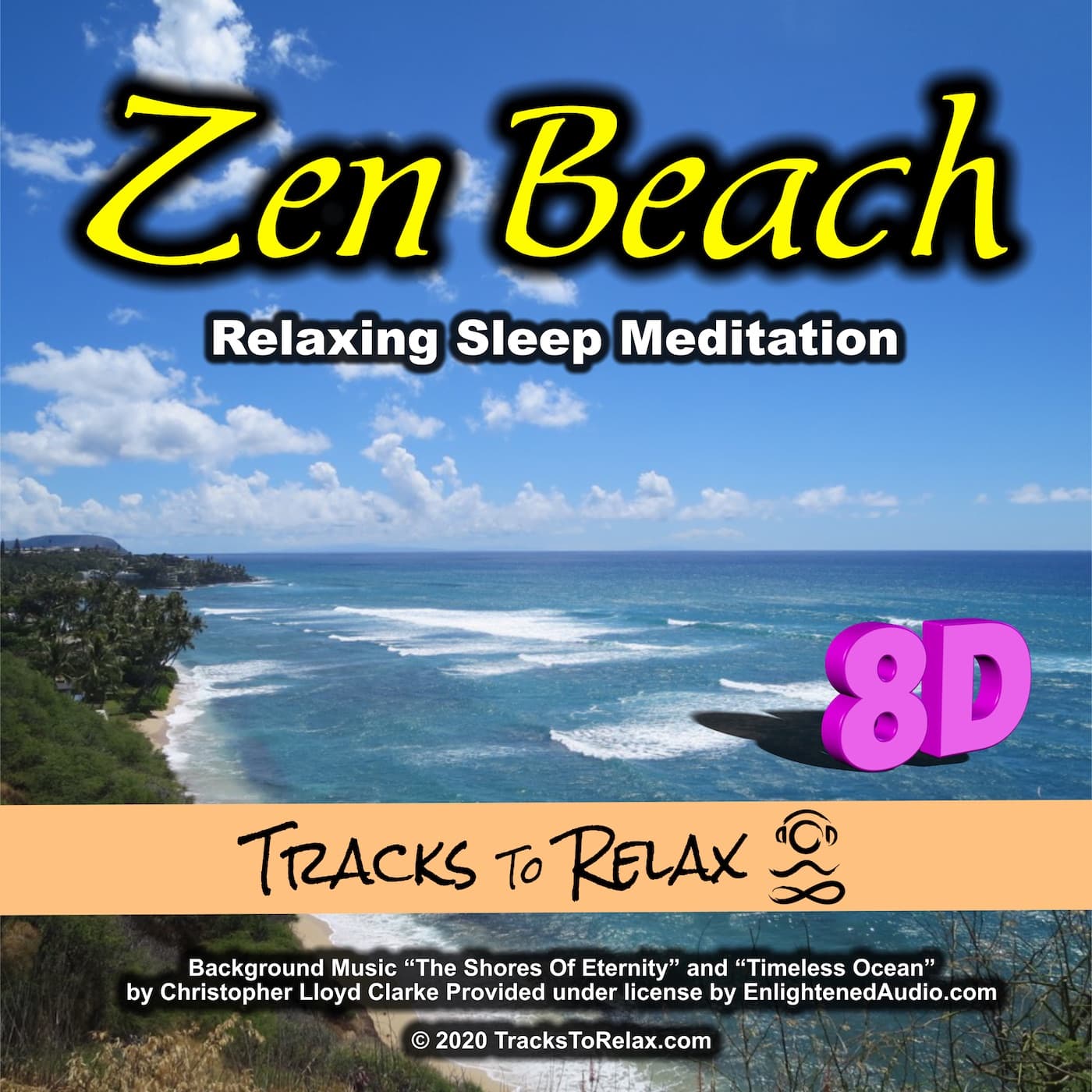 Zen Beach -  Relaxing Sleep Meditation - Tracks To Relax Meditations cover