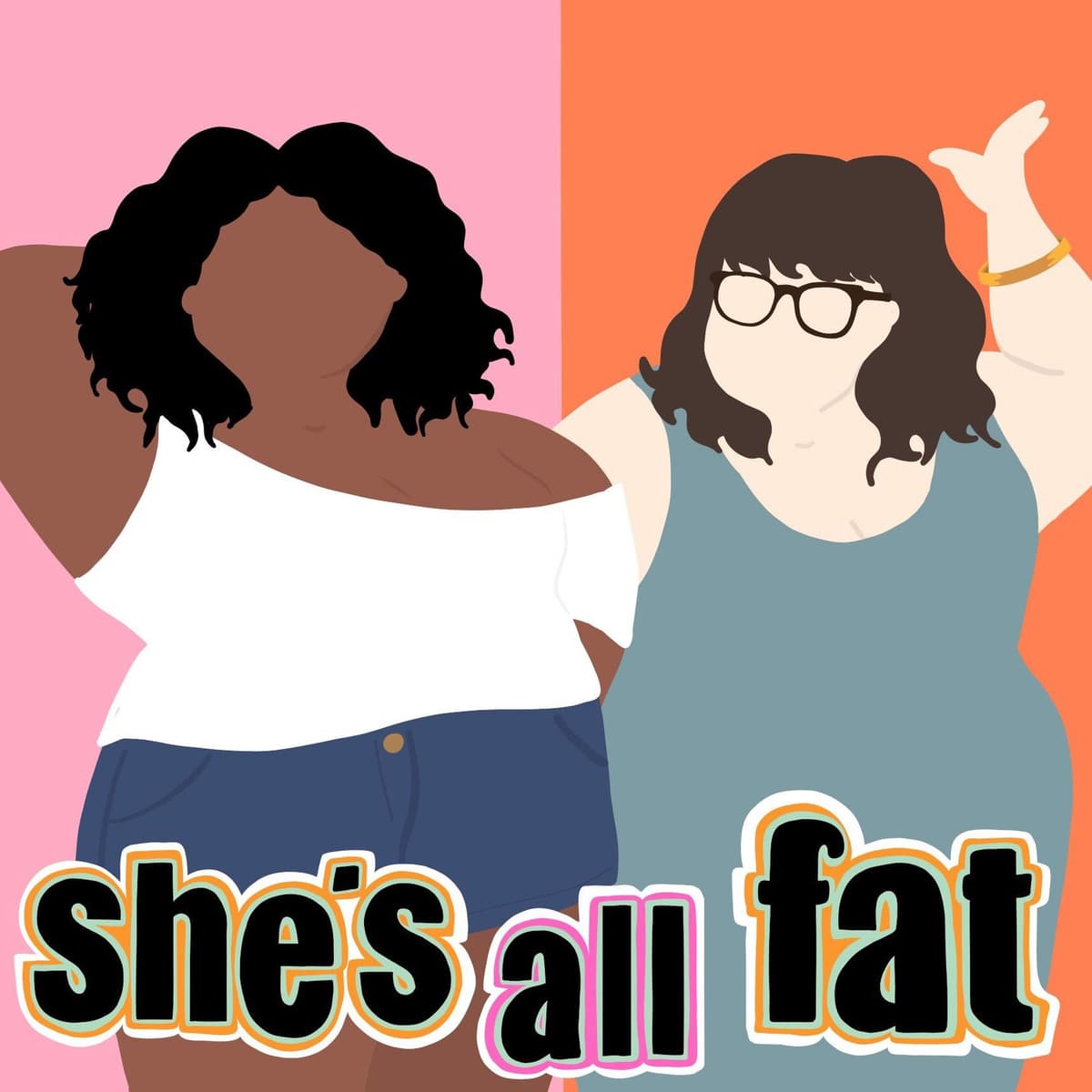 Episode 4.14: Our Fat Friend, @yrfatfriend - She's All Fat: A Fat Positive Podcast cover