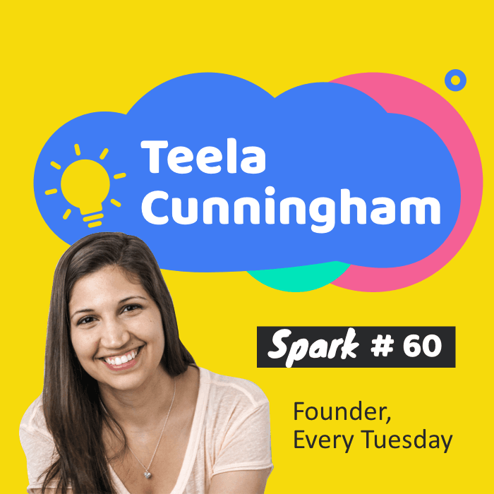 60. Learning and Creating Graphics & Letters with Teela Cunningham from Every Tuesday - Spark Creators cover