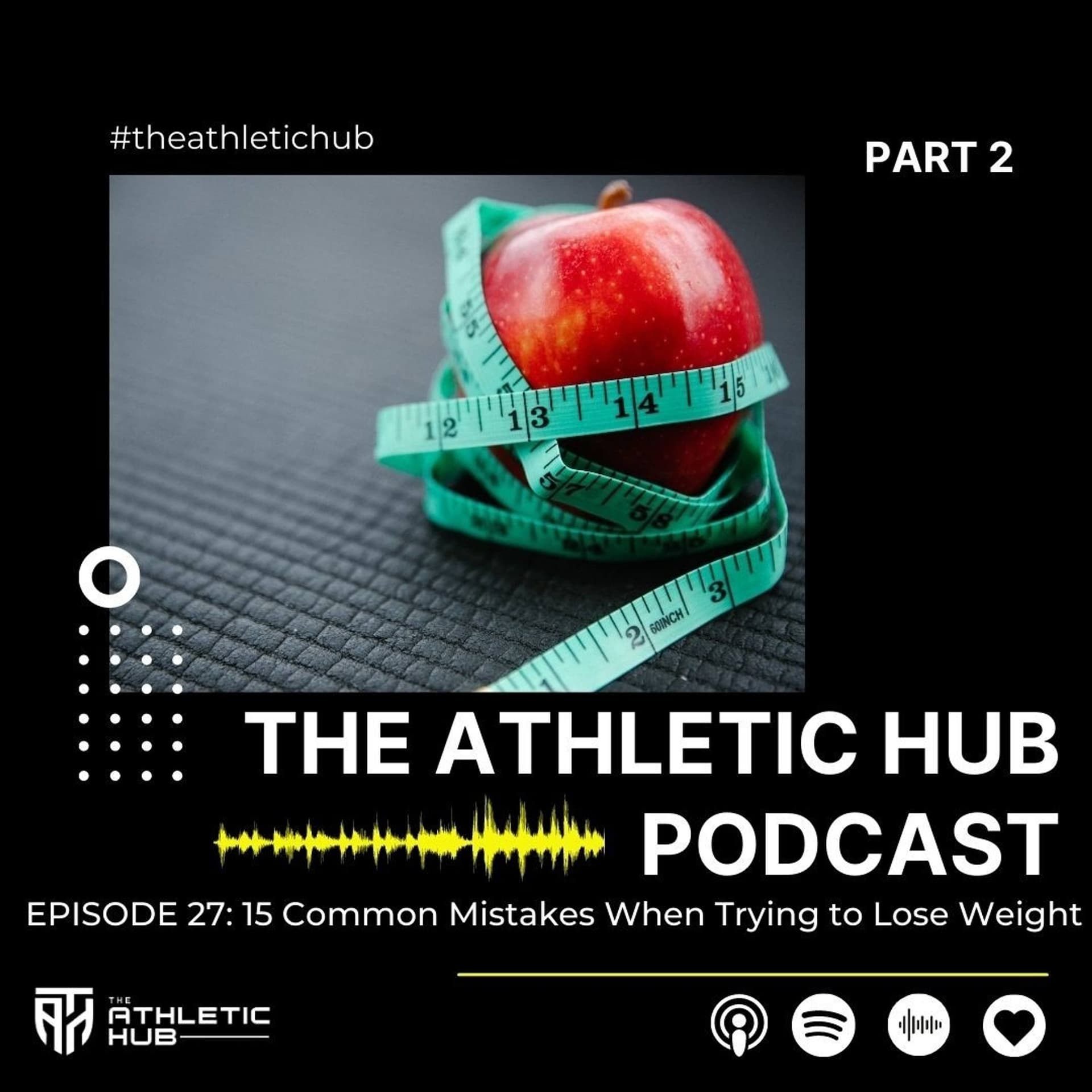 15 Common Mistakes When Trying to Lose Weight (Part 2) - The Athletic Hub Podcast cover