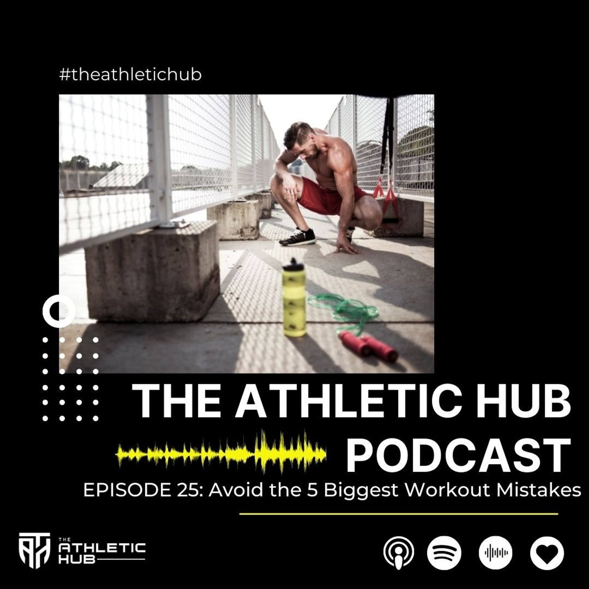 Avoid the 5 Biggest Workout Mistakes - The Athletic Hub Podcast cover