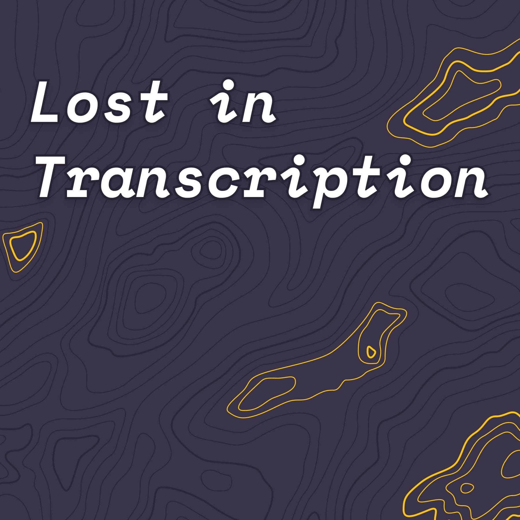 Lost in Transcription cover