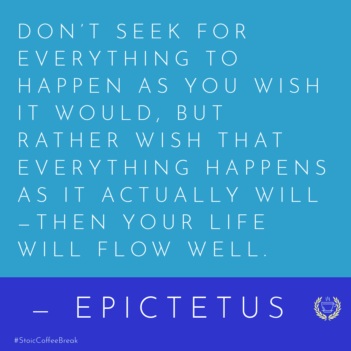 285 - Ambition or Contentment - Stoic Coffee Break cover